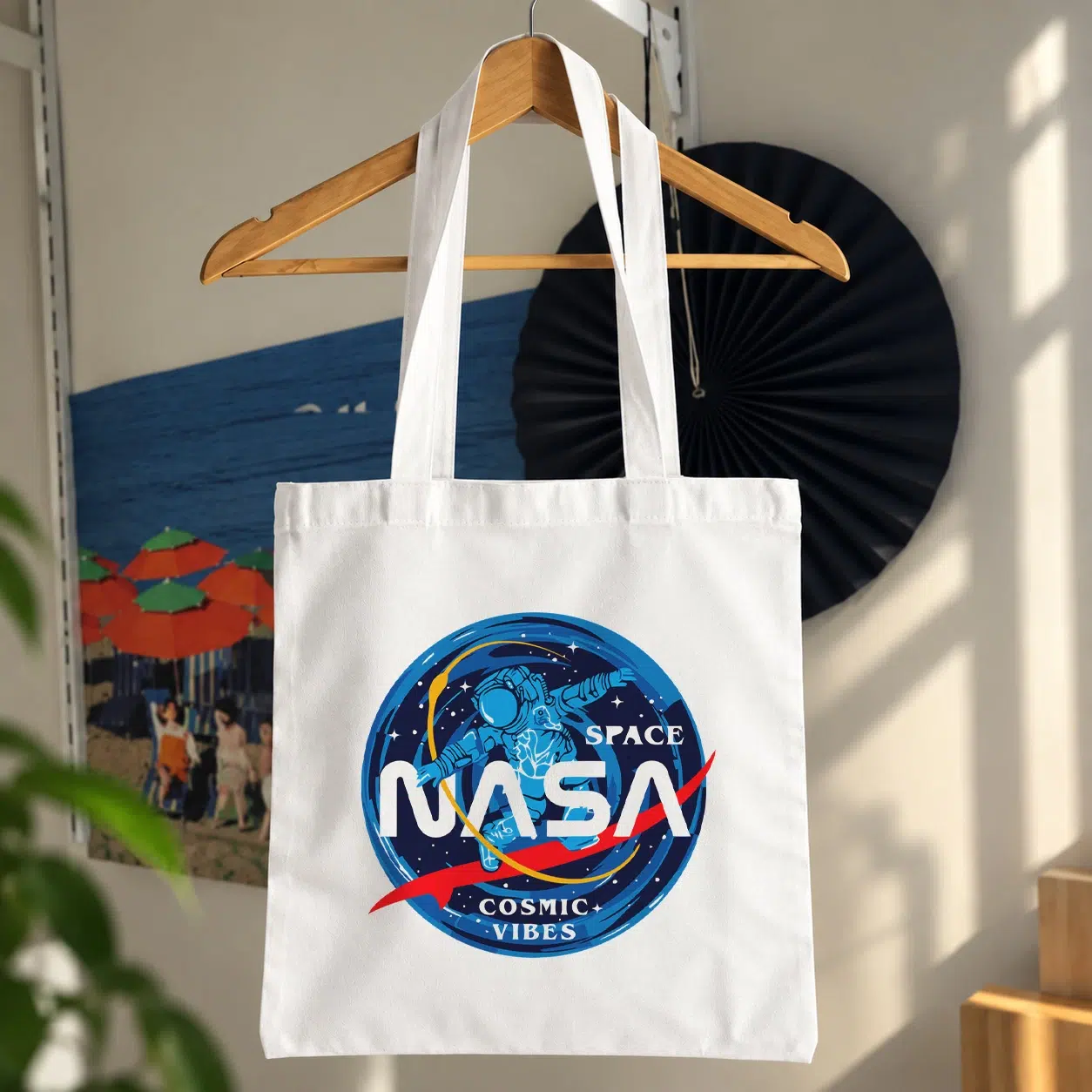 توت بگ ناسا طرح لوگوی فضایی Cosmic Vibes