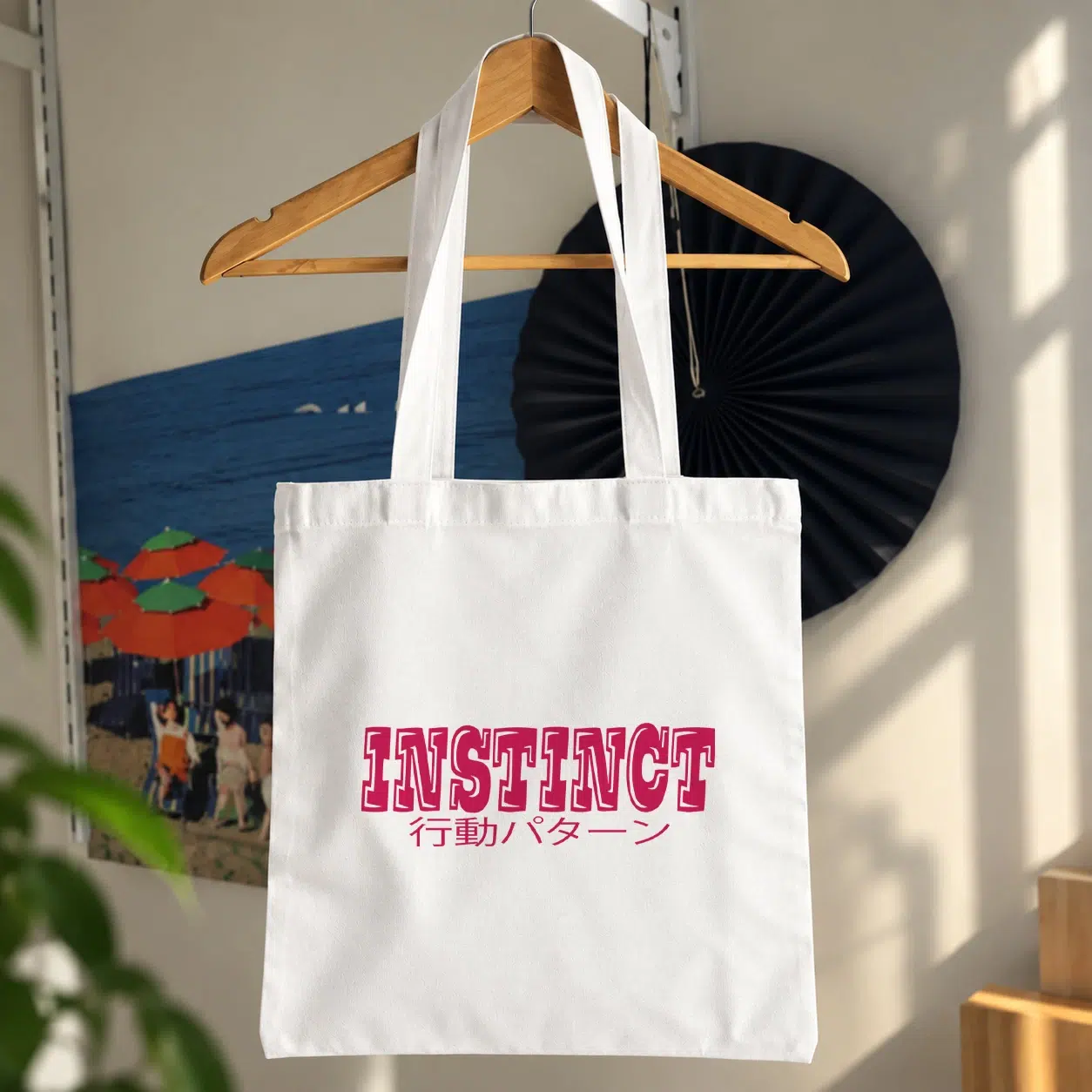 توت بگ تایپوگرافی Instinct طرح ژاپنی