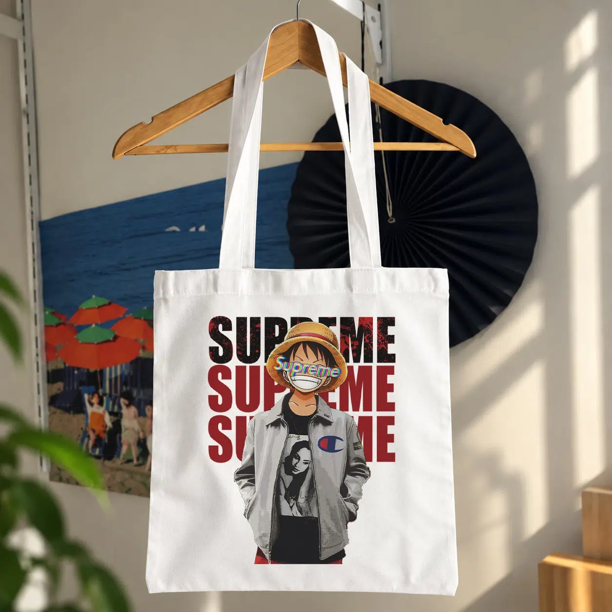 توت بگ انیمه وان پیس طرح لوفی و Supreme