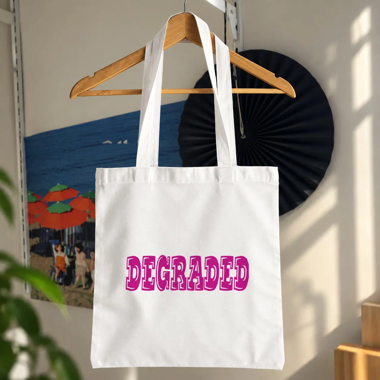 توت بگ تایپوگرافی Degraded طرح صورتی
