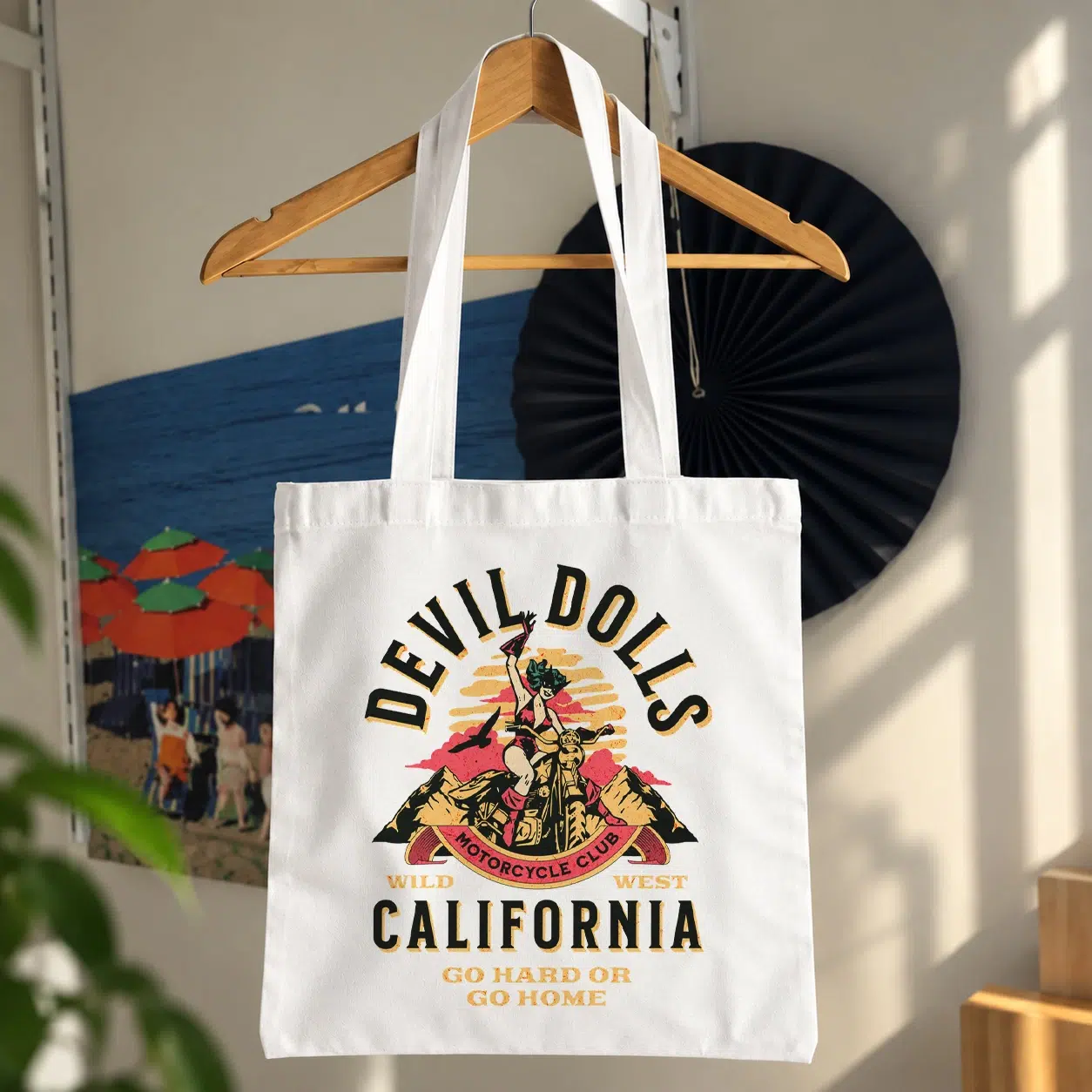 توت بگ موتورسیکلت طرح Devil Dolls California