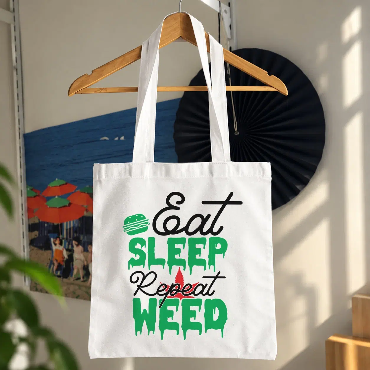 توت بگ طرح Eat Sleep Repeat Weed