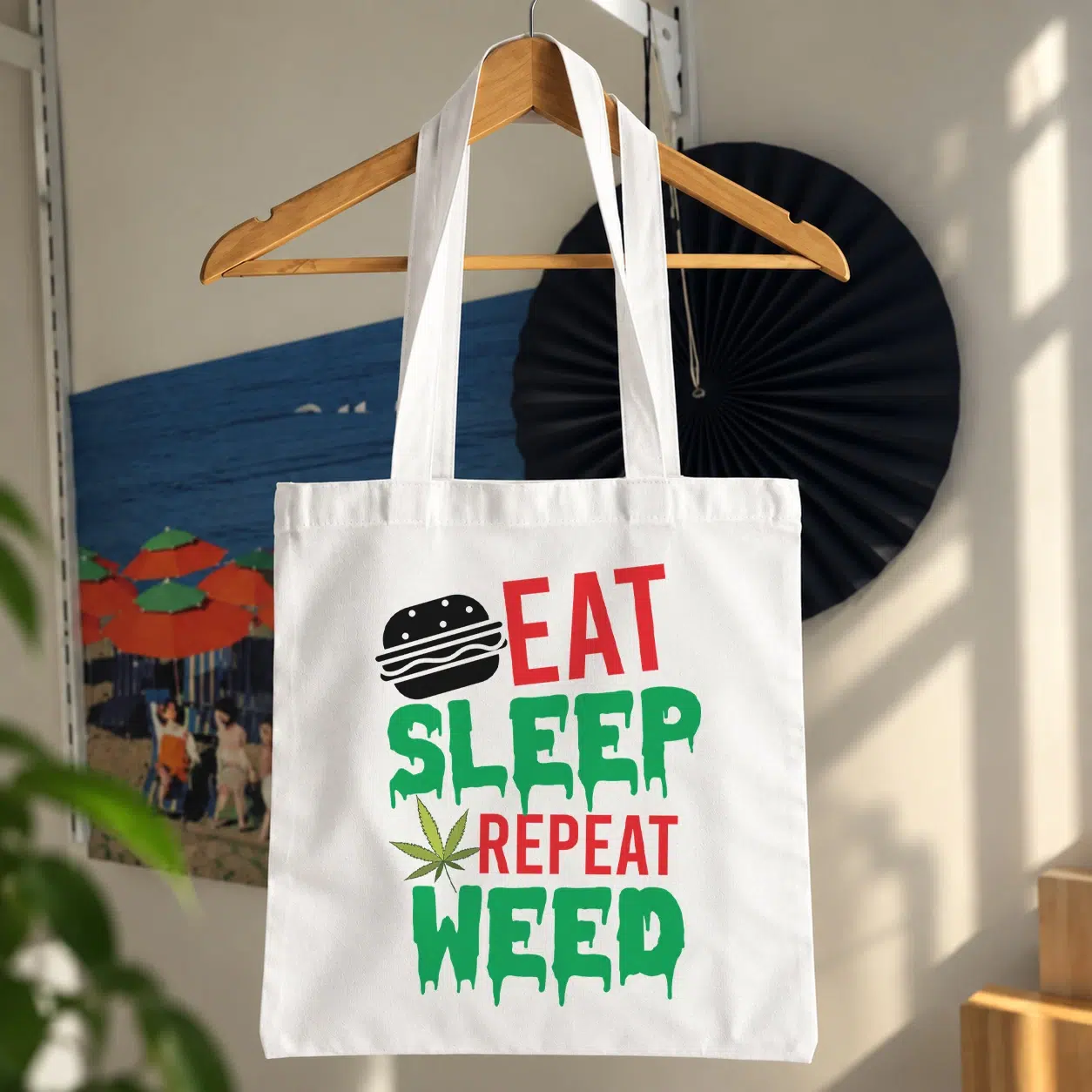 توت بگ طرح Eat Sleep Repeat Weed