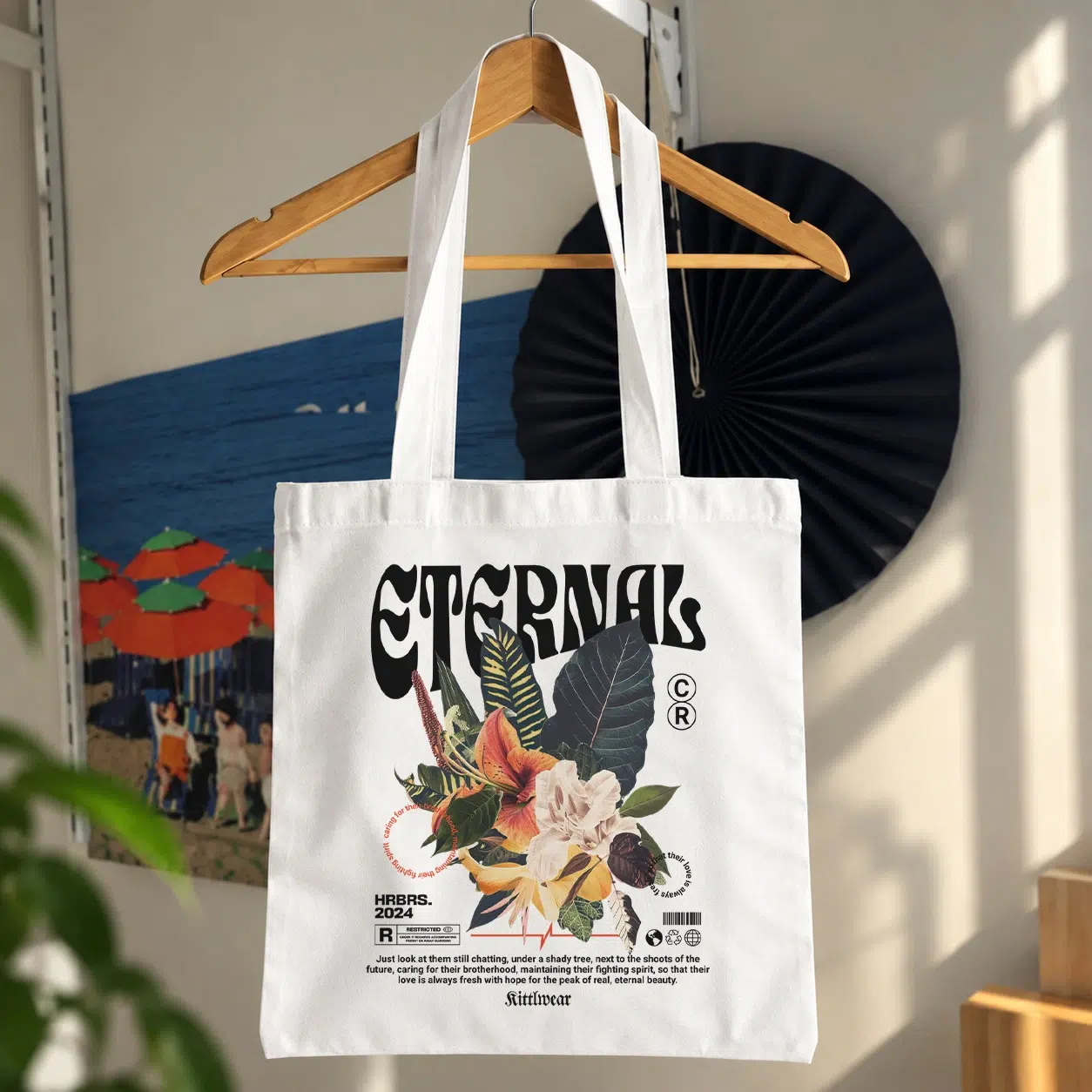 توت بگ وینتیج طرح Eternal با گل