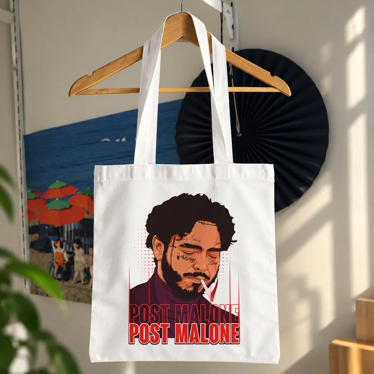 توت بگ پست مالون طرح پرتره (Post Malone)