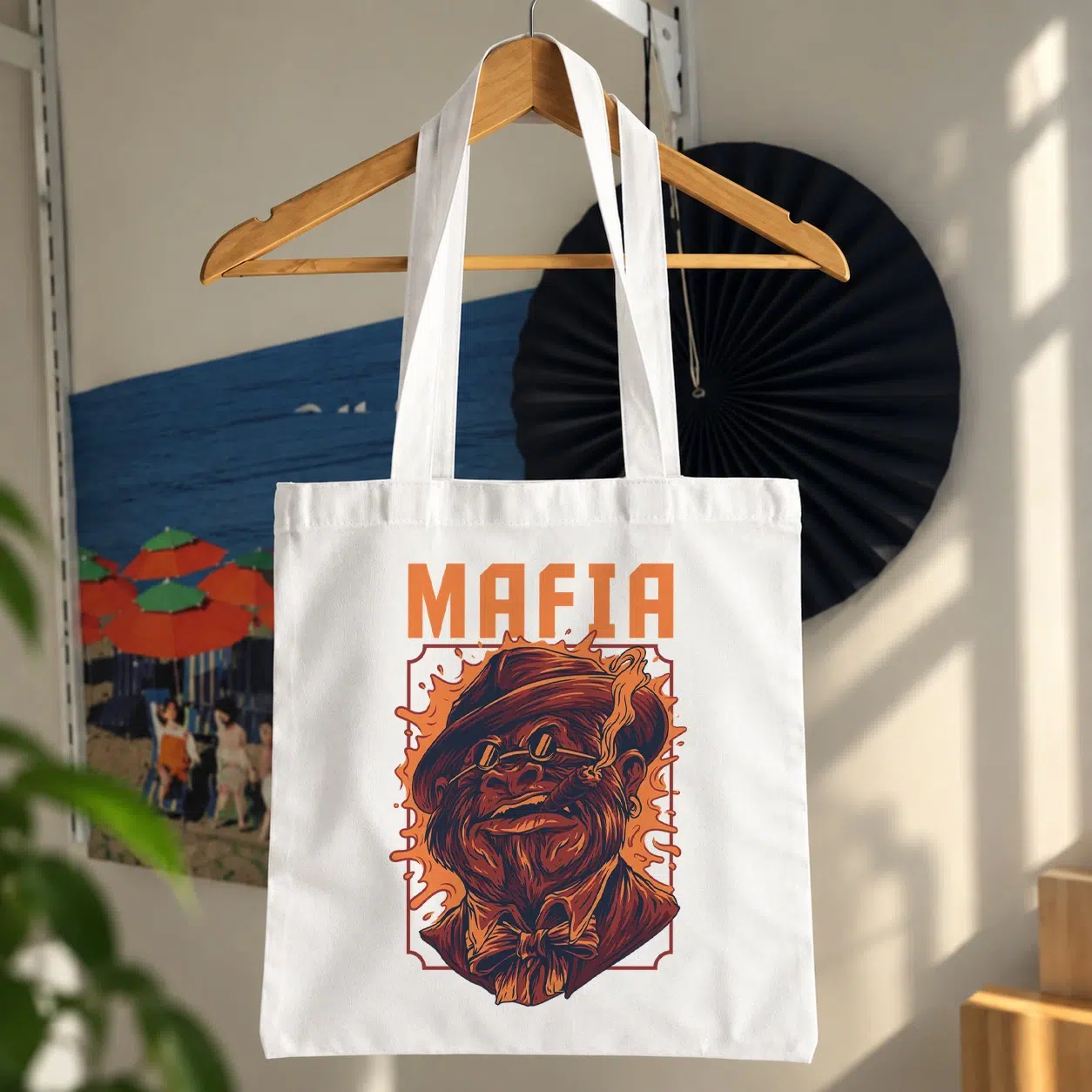 توت بگ طرح پرتره Mafia نارنجی