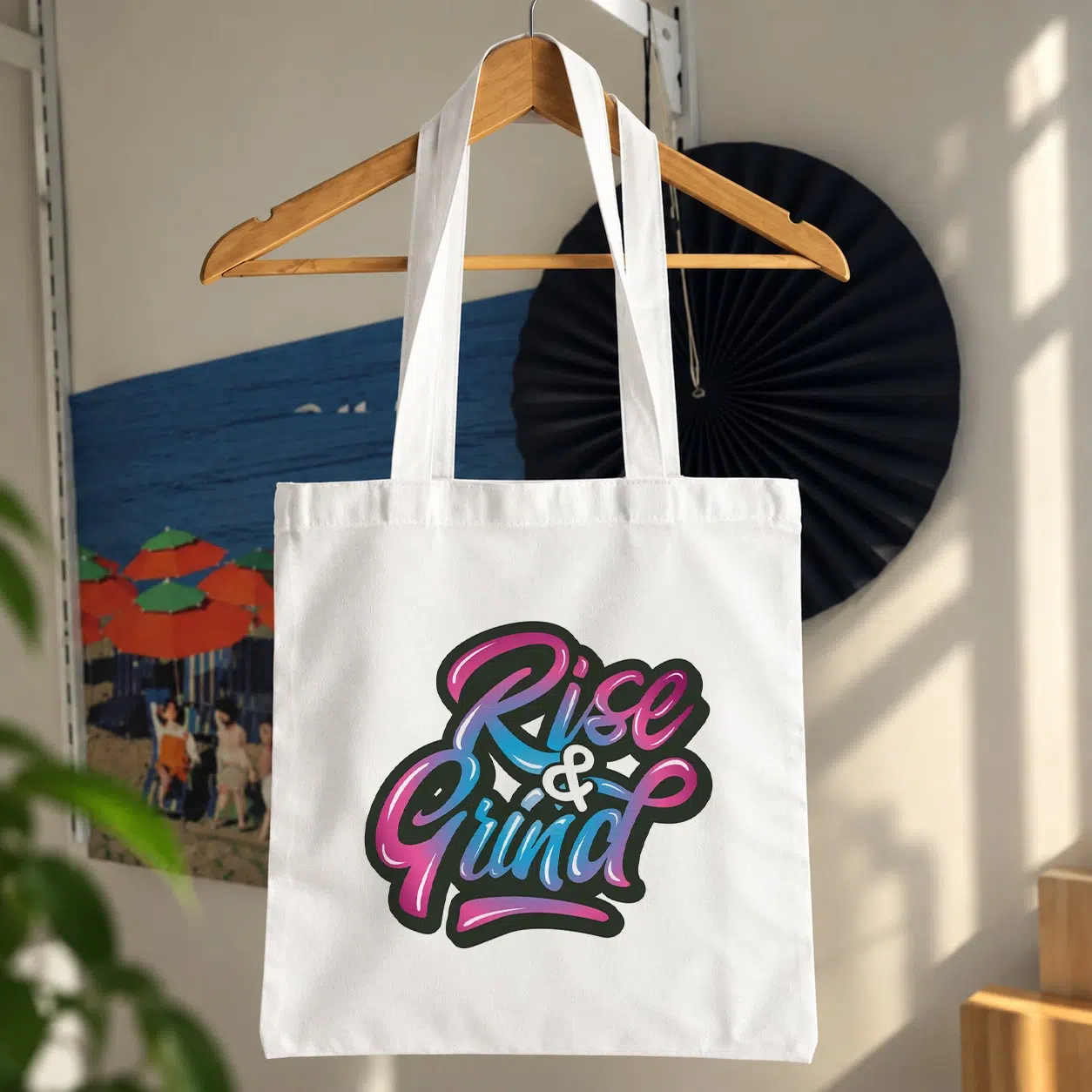 توت بگ تایپوگرافی Rise & Grind