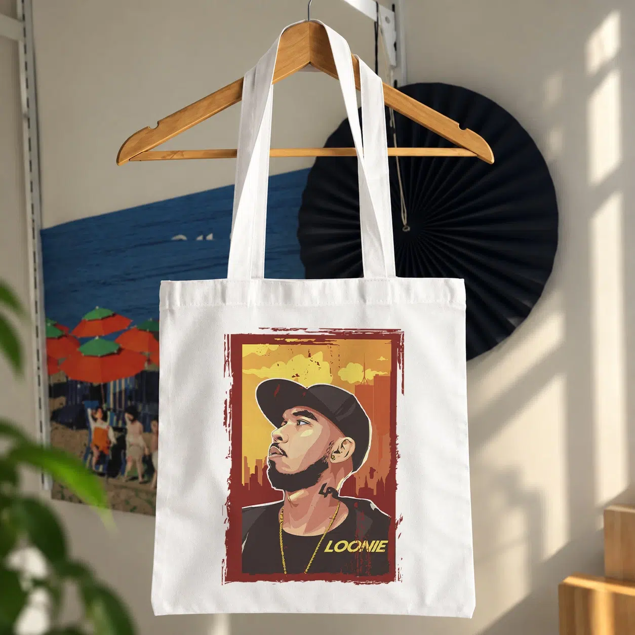 توت بگ رپر طرح پرتره Loonie