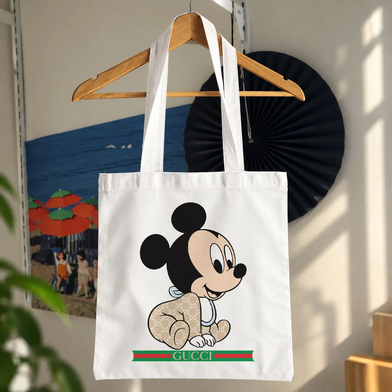 توت بگ میکی موس طرح نوزاد با گوچی (Mickey Gucci)
