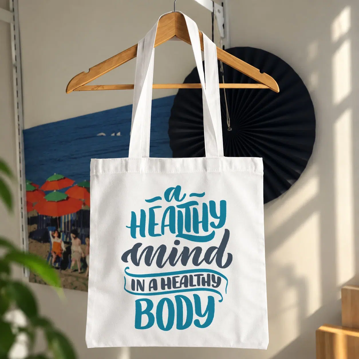 توت بگ تایپوگرافی A Healthy Mind In A Healthy Body کد 20456