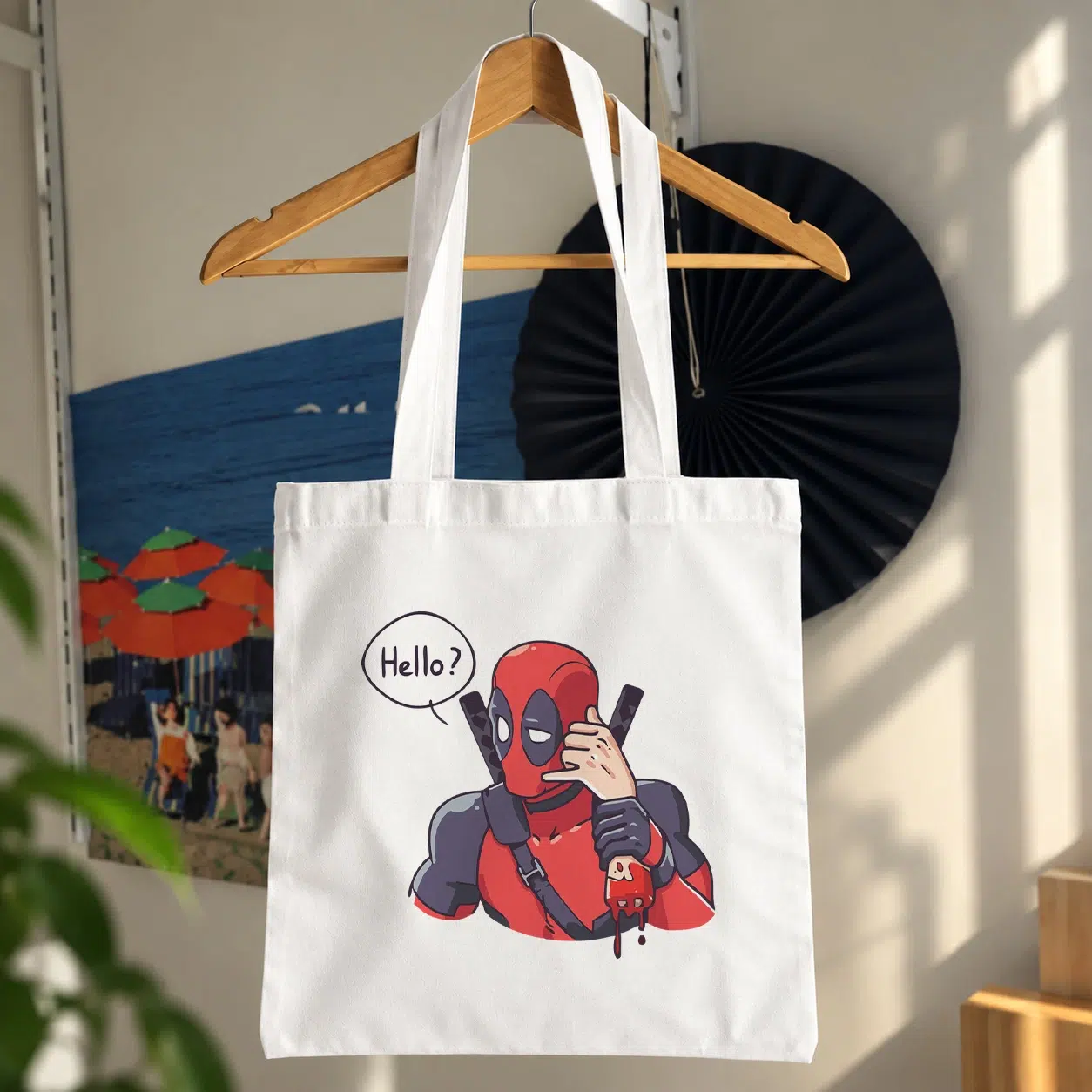 توت بگ ددپول طرح Hello (Deadpool)