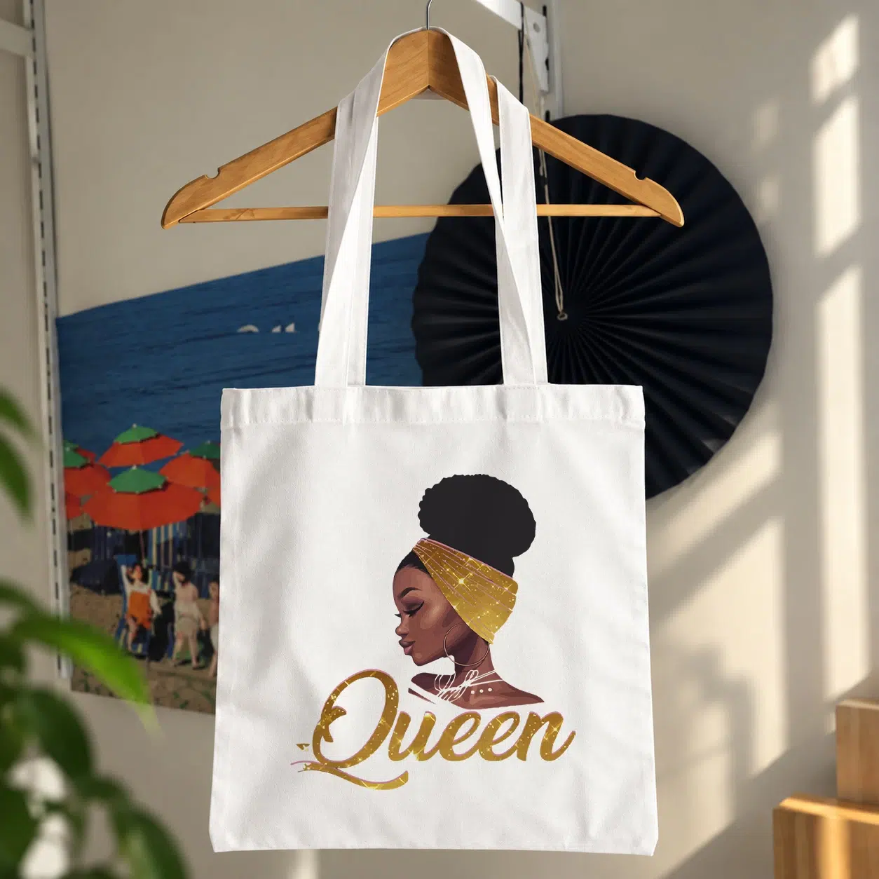 توت بگ زن طرح Queen پرتره
