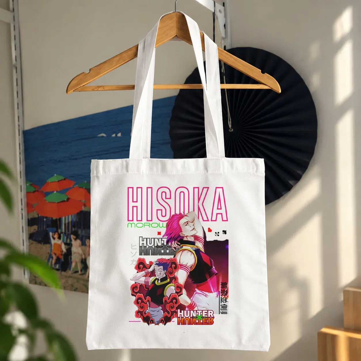 توت بگ انیمه هانتر اکس هانتر طرح هیسوکا (Hisoka)