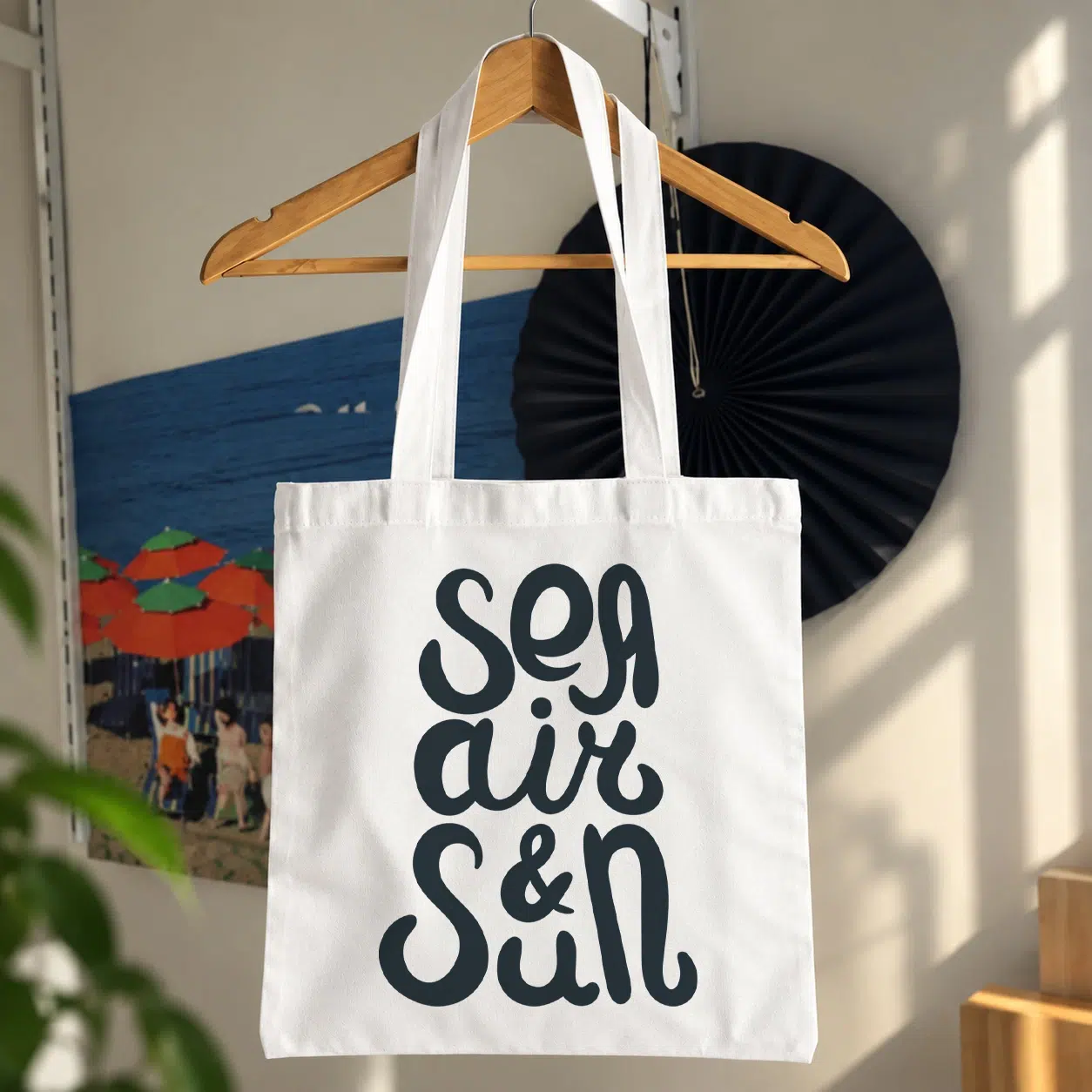 توت بگ تایپوگرافی Sea Air & Sun