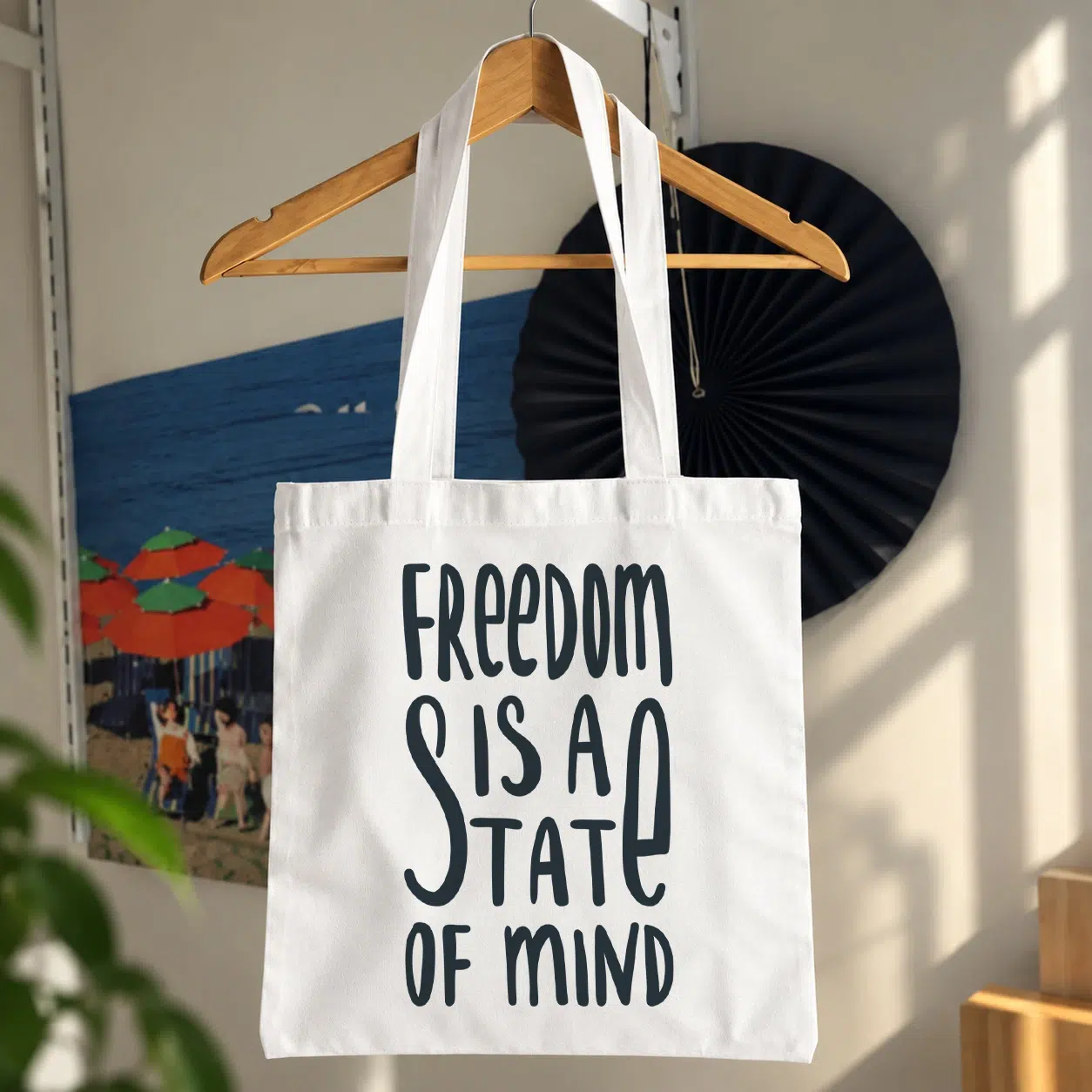 توت بگ تایپوگرافی Freedom Is A State Of Mind