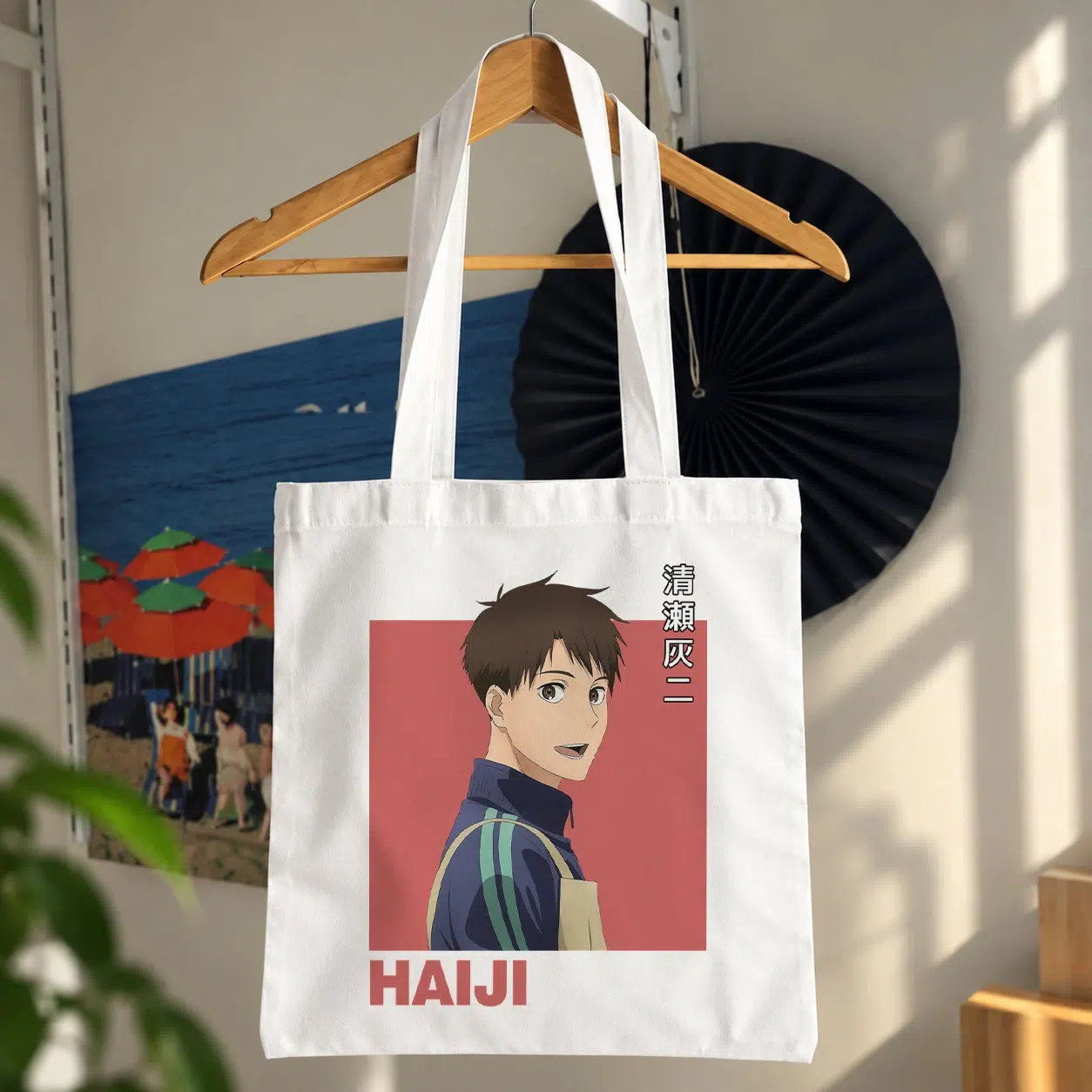 توت بگ انیمه طرح پوستر قرمز Haiji