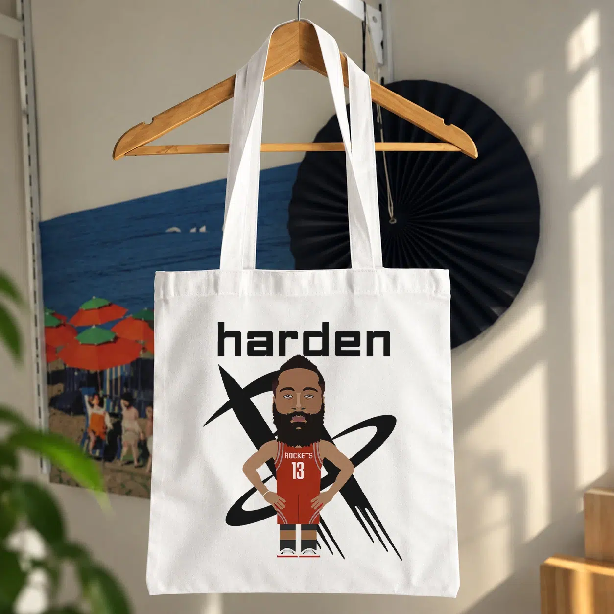 توت بگ جیمز هاردن طرح کارتونی بسکتبال (James Harden)