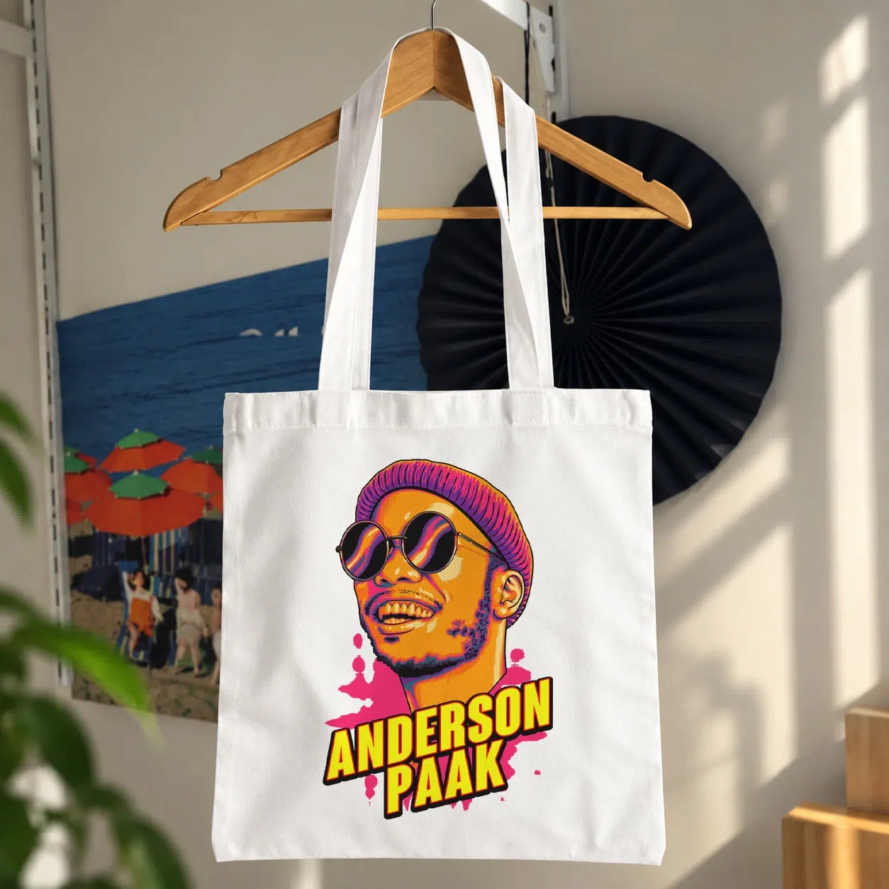 توت بگ اندرسون پاک طرح پرتره کارتونی (Anderson .Paak)