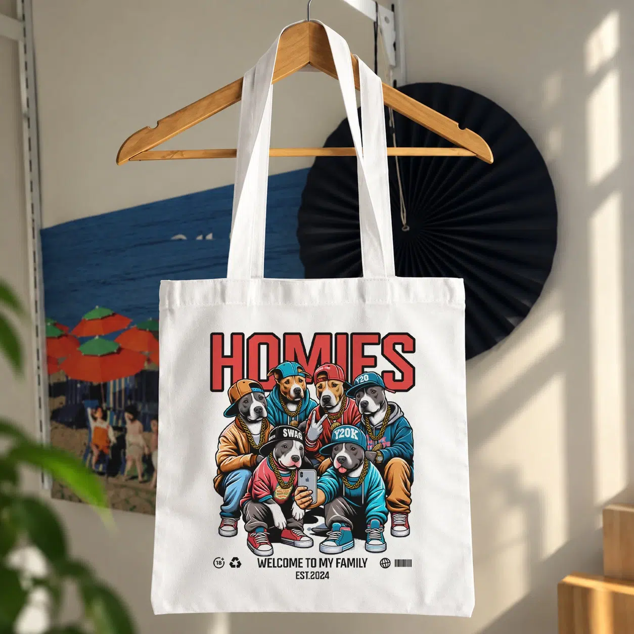 توت بگ سگ‌های خیابانی طرح Homies