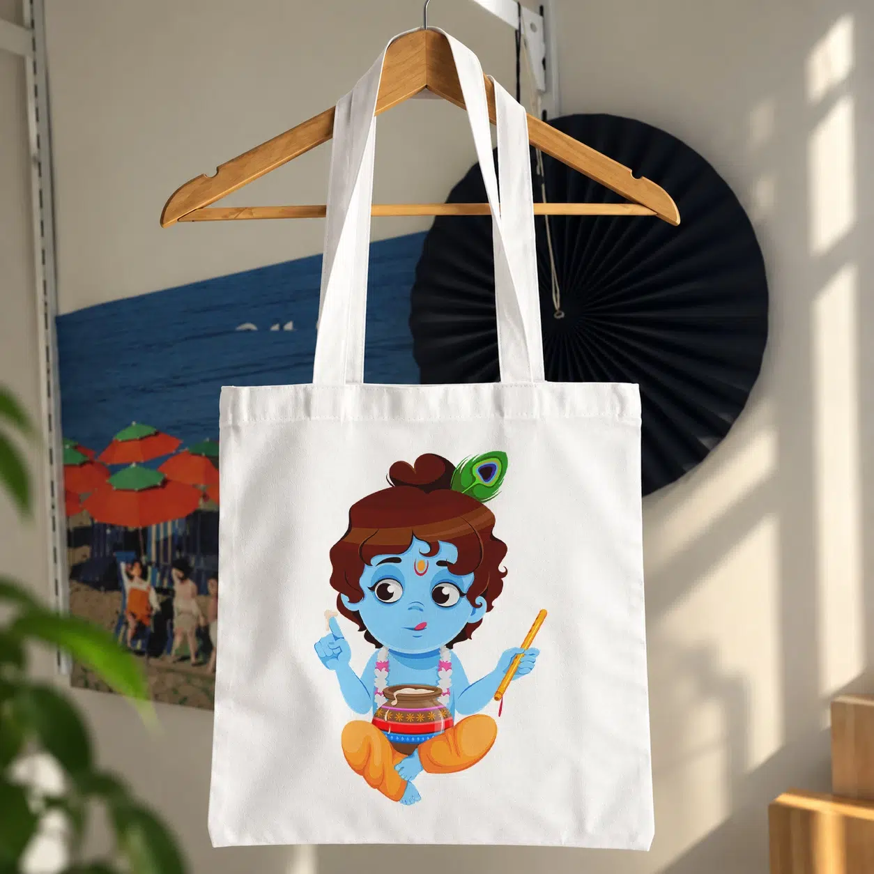 توت بگ کریشنا کودک طرح کارتونی (Krishna)