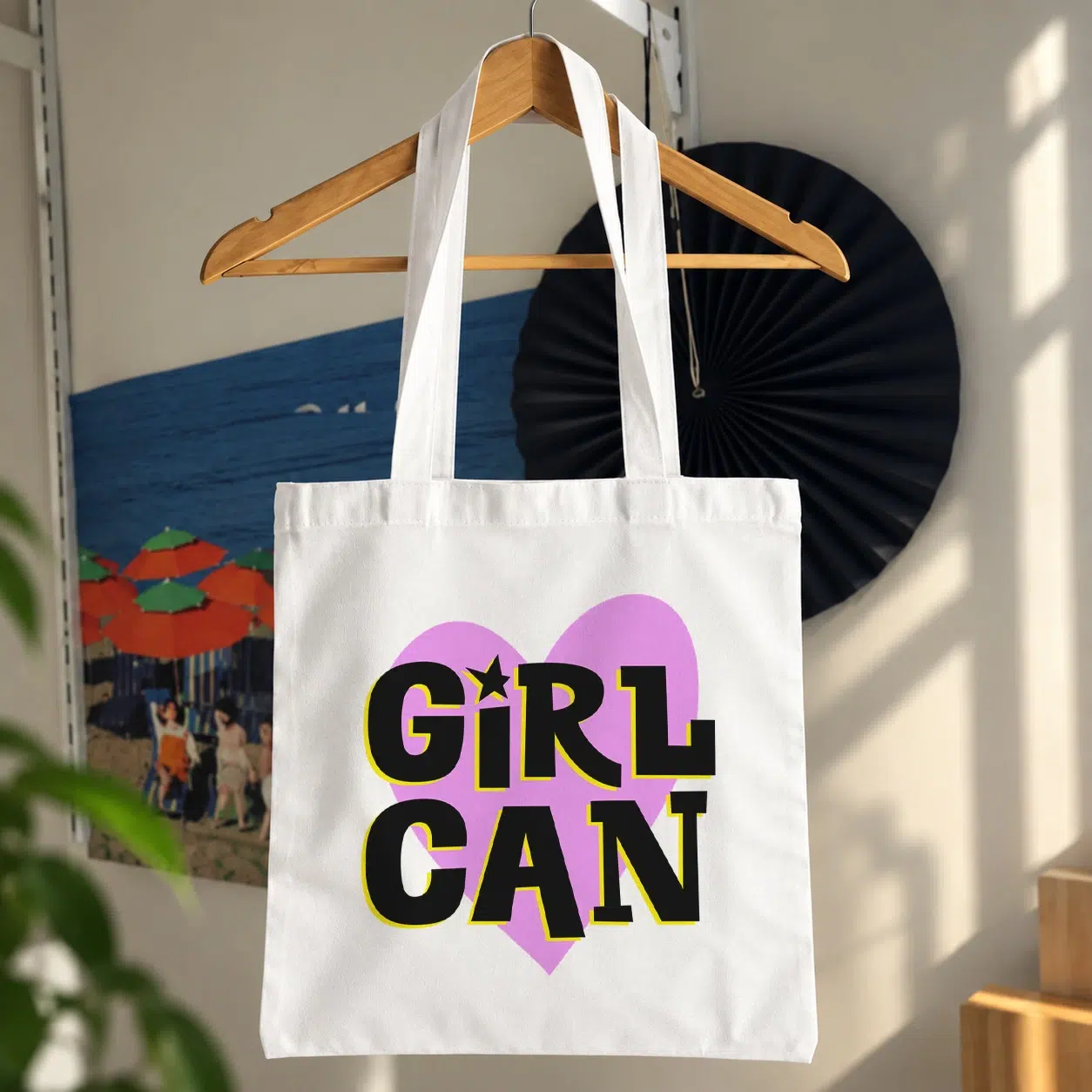 توت بگ دخترانه طرح انگیزشی Girl Can کد 21606