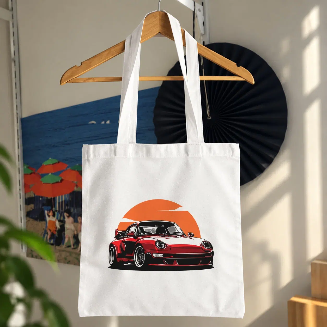 توت بگ پورشه قرمز طرح کلاسیک (Porsche)
