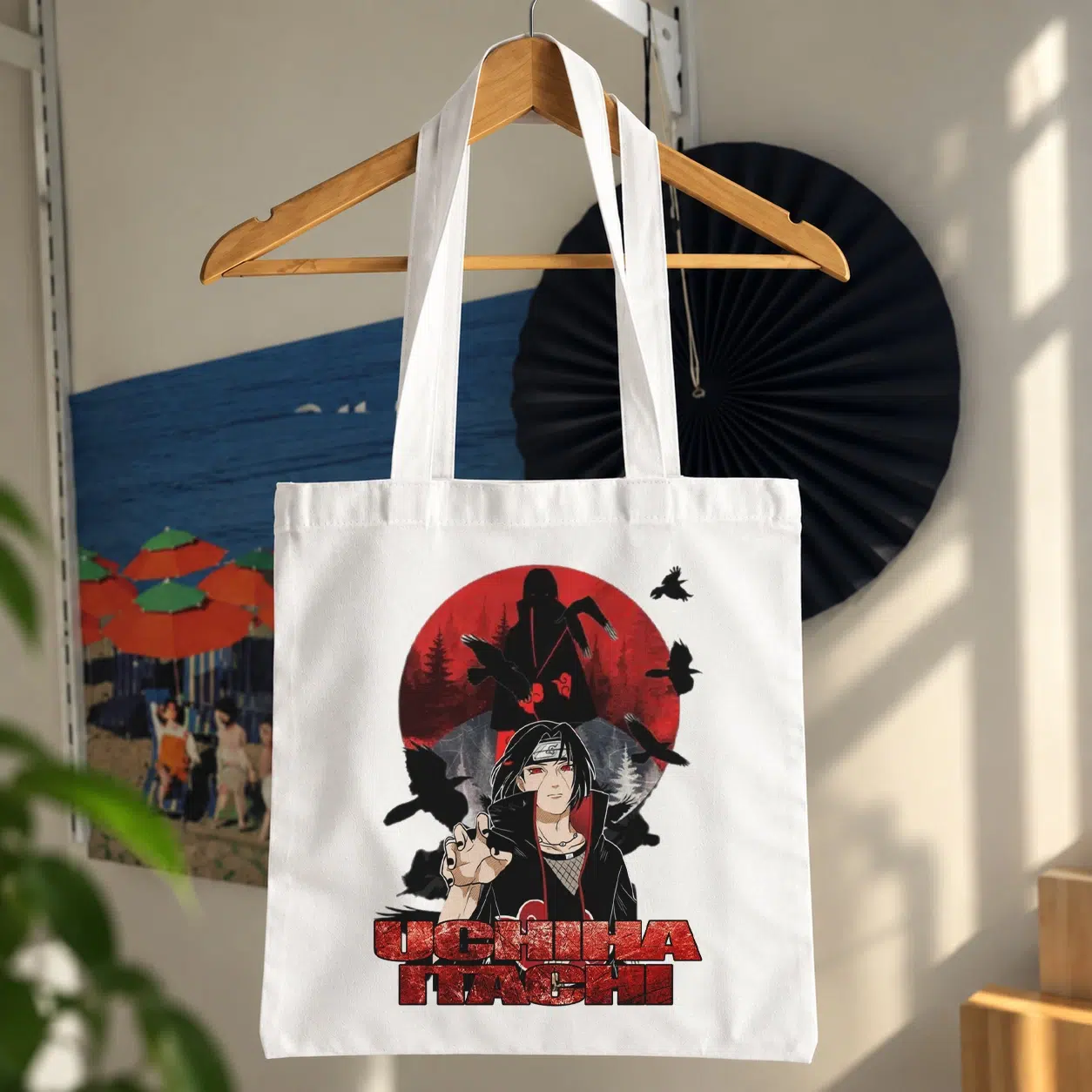 توت بگ انیمه ناروتو طرح ایتاچی و کلاغ‌ها (Itachi)
