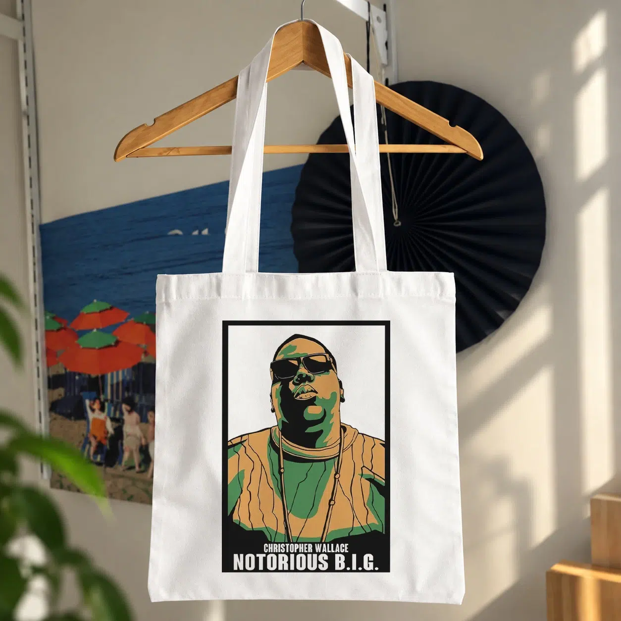 توت بگ نوتوریوس بی‌آی‌جی طرح پرتره وینتیج (Notorious B.I.G.)