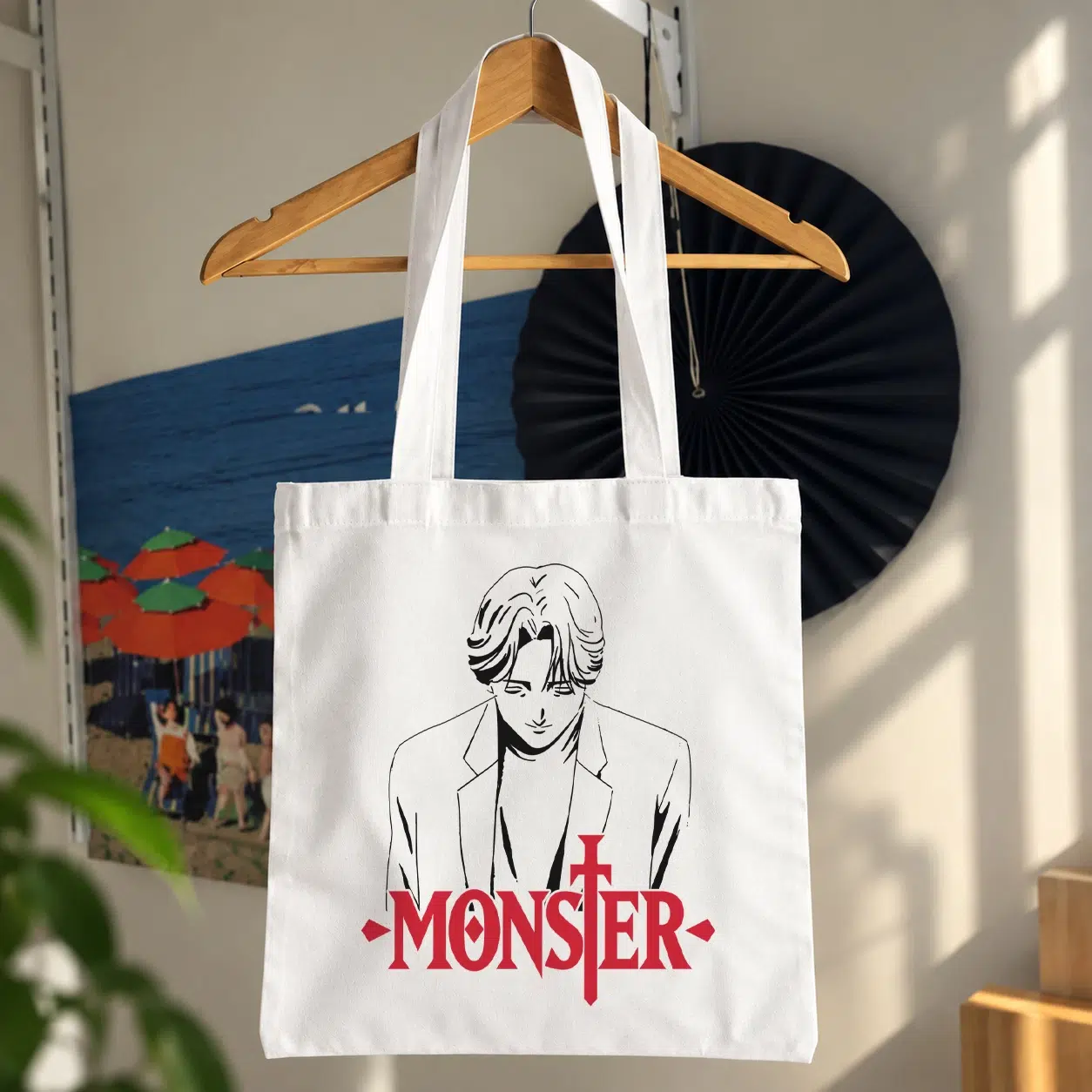 توت بگ انیمه مانستر طرح یوهان لیبرت مینیمال (Monster)