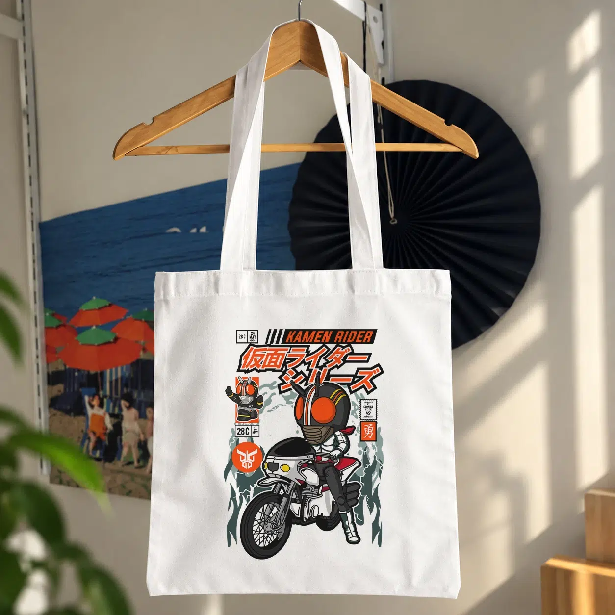 توت بگ کامن رایدر طرح موتور سوار نقاب‌دار (Kamen Rider)
