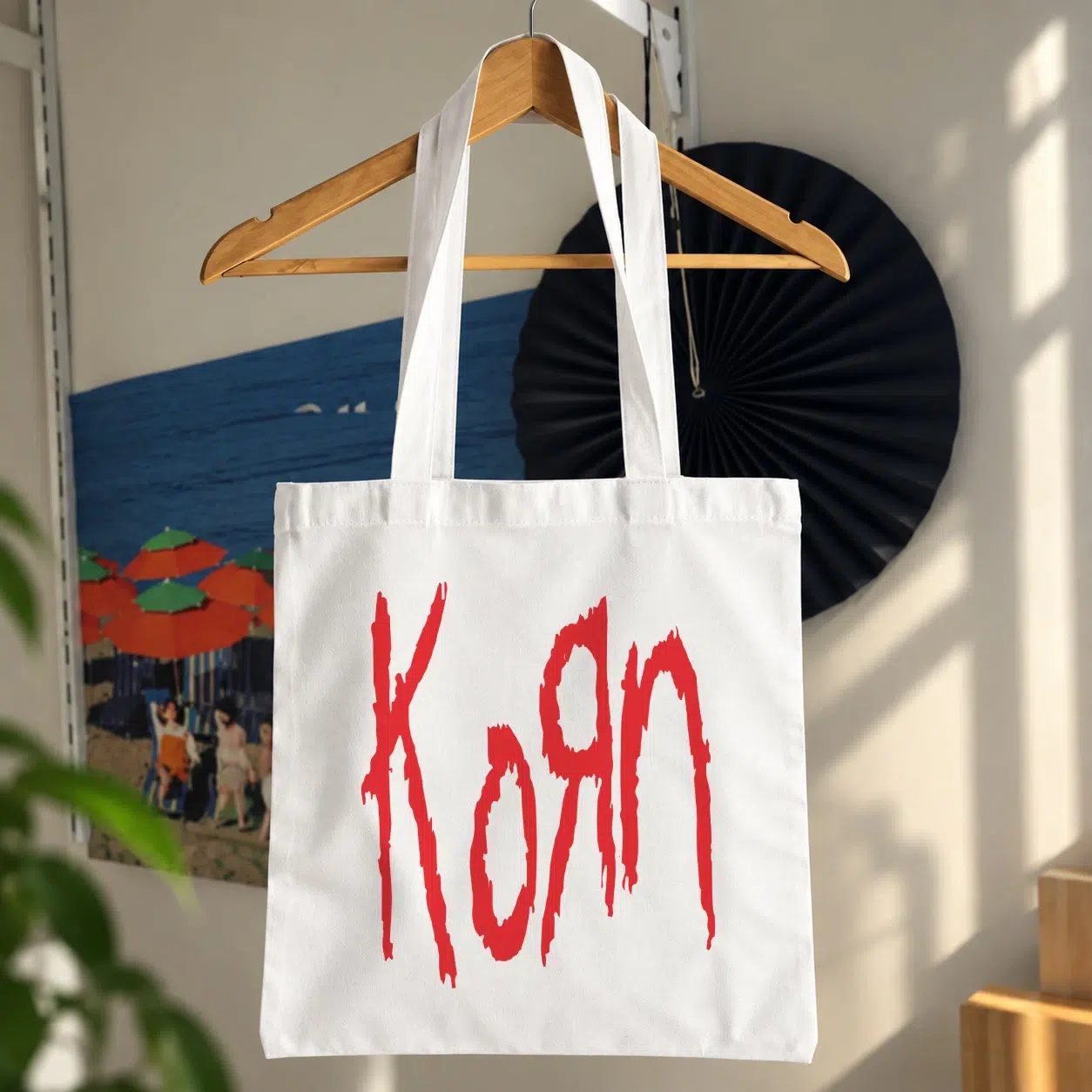 توت بگ گروه کورن طرح لوگوی قرمز (Korn)