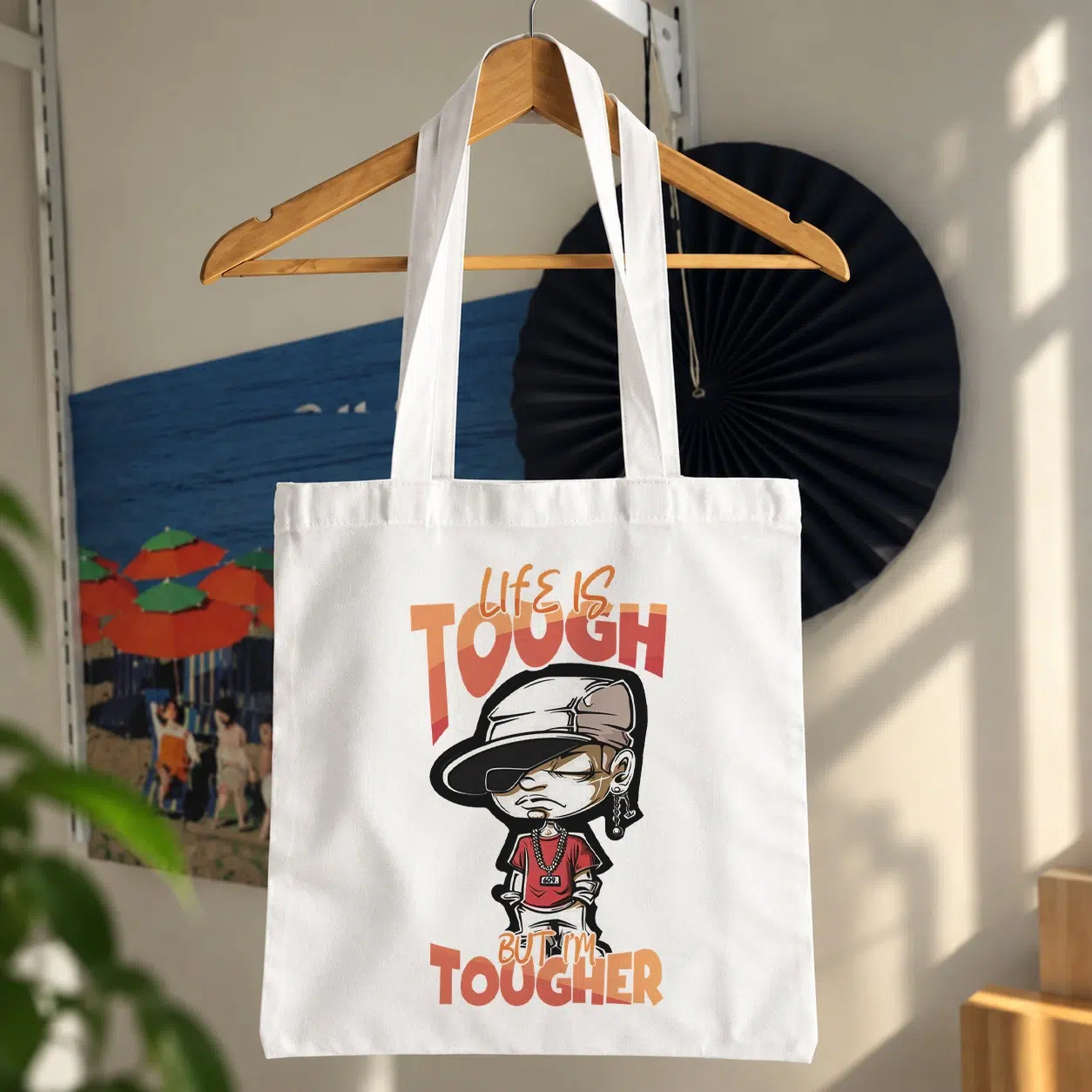 توت بگ انگیزشی نوشته Life Is Tough But I’m Tougher