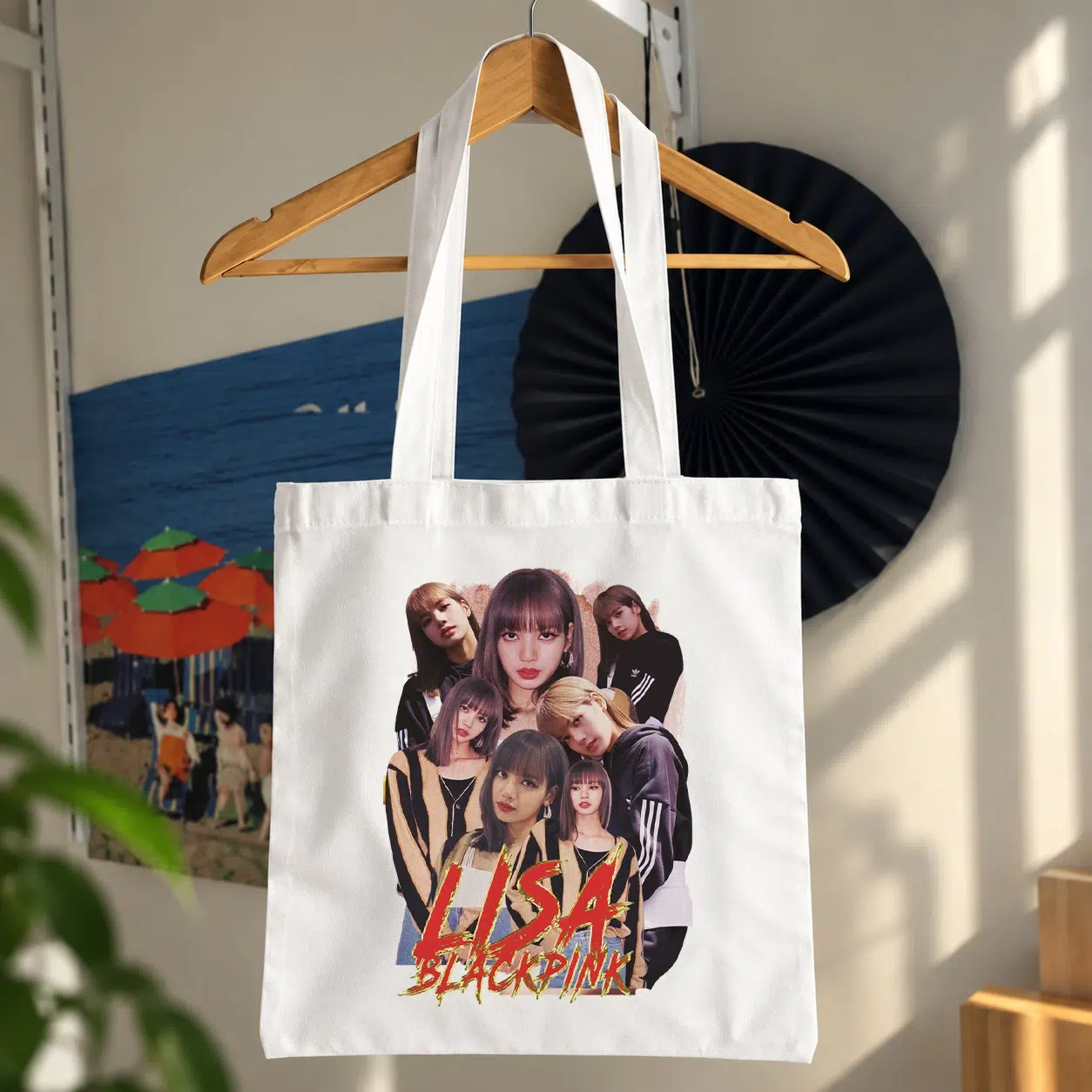 توت بگ بلک‌پینک طرح لیسا و اعضای گروه (Lisa)