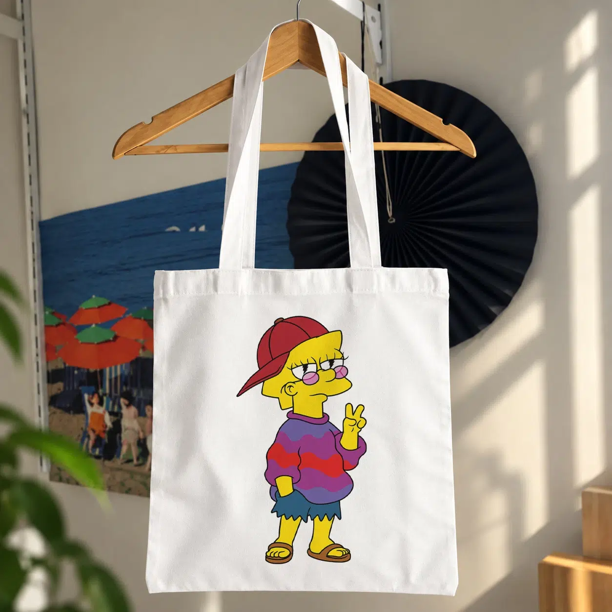 توت بگ سیمپسون‌ها طرح لیسا با استایل خیابانی (Lisa)