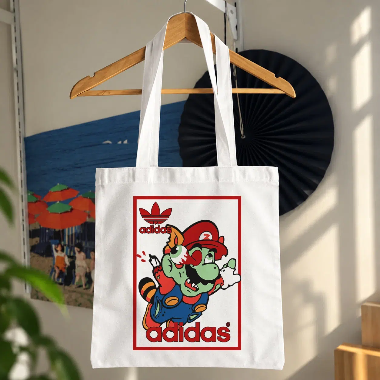 توت بگ آدیداس طرح سوپر ماریو کارتونی (Super Mario)
