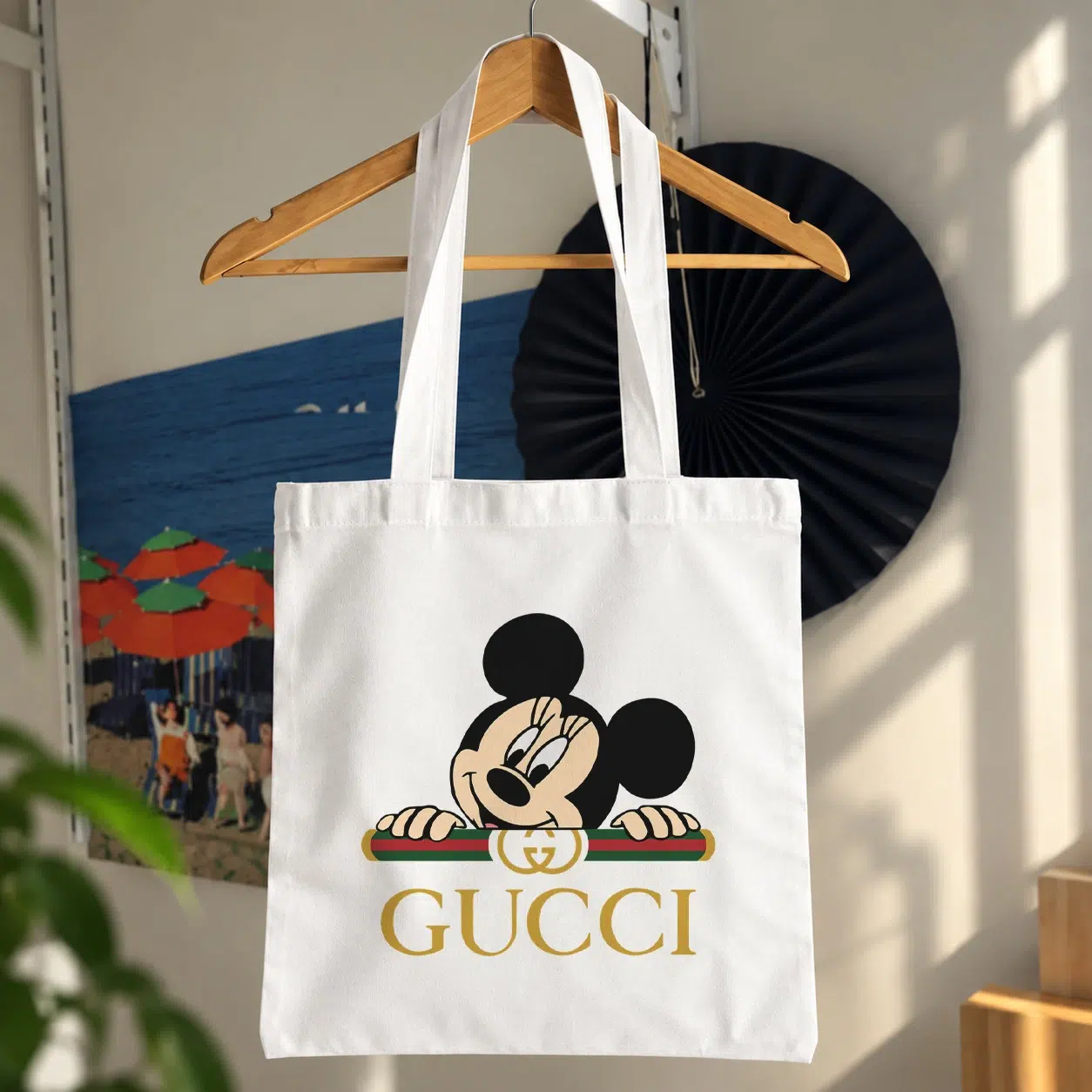 توت بگ میکی موس و گوچی طرح کارتونی (Mickey Gucci)