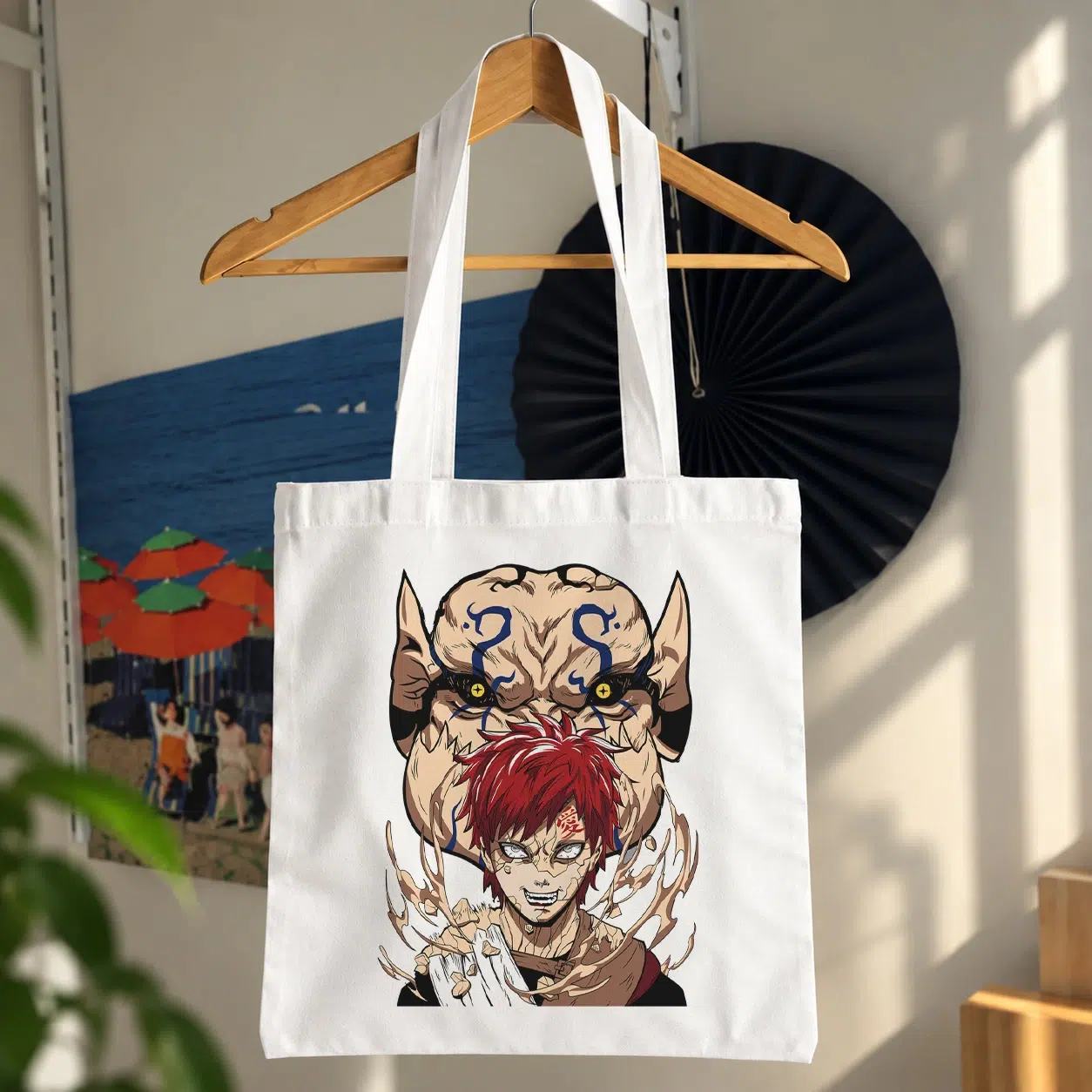 توت بگ انیمه ناروتو طرح گارا و شوکاکو (Gaara)
