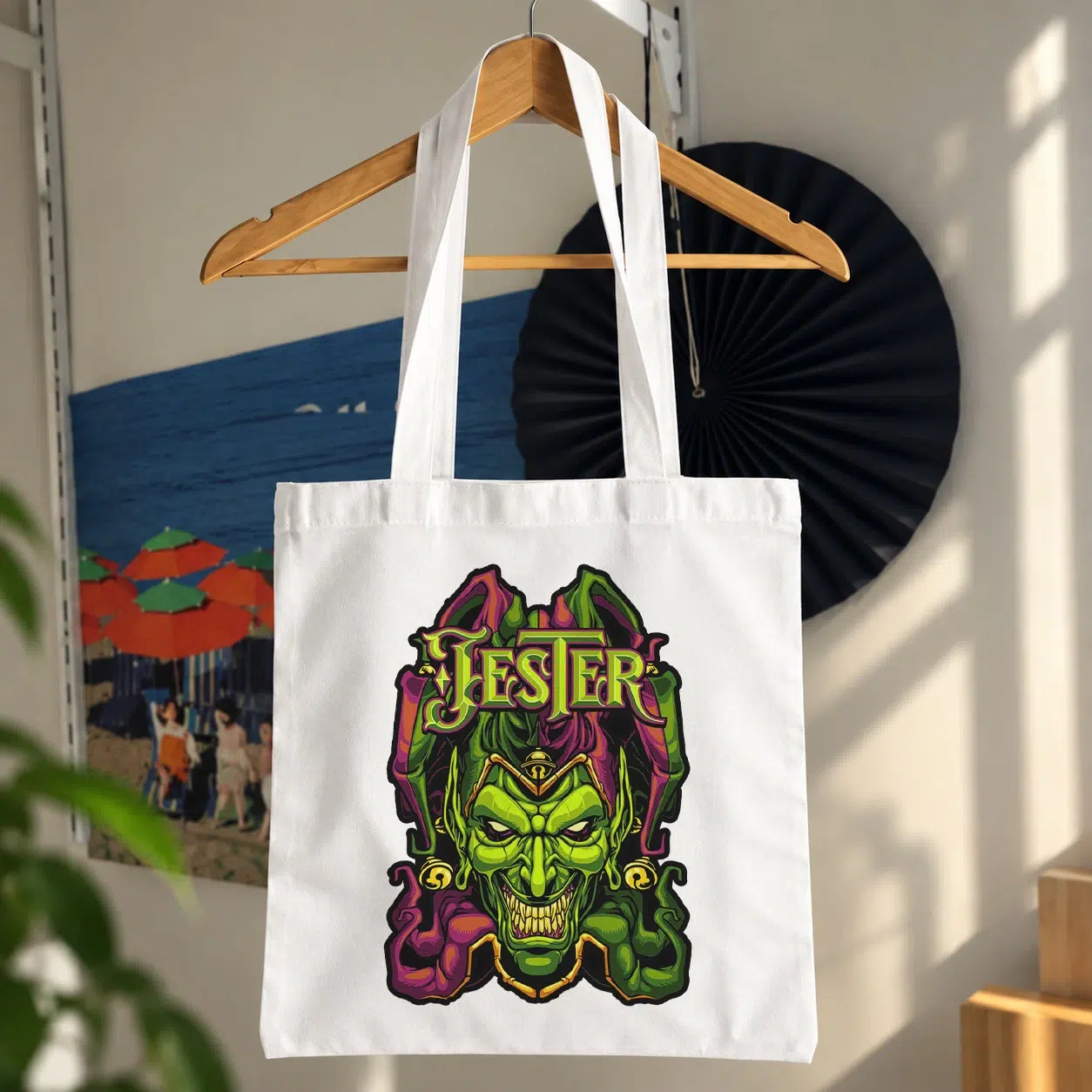 توت بگ جمجمه دلقک طرح دارک رنگارنگ (Jester) کد 24447