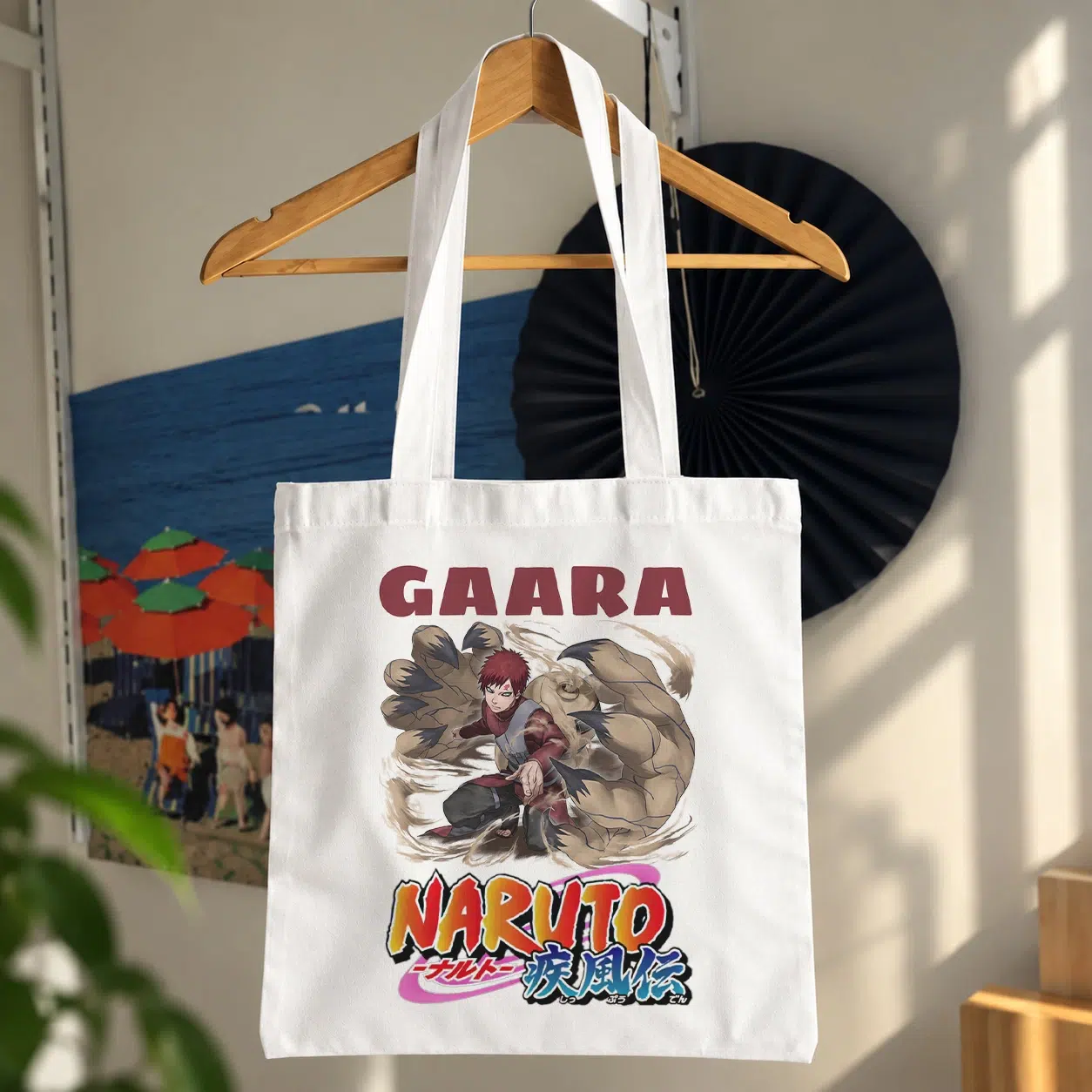 توت بگ انیمه ناروتو طرح گارا و شن‌های دفاعی (Gaara)