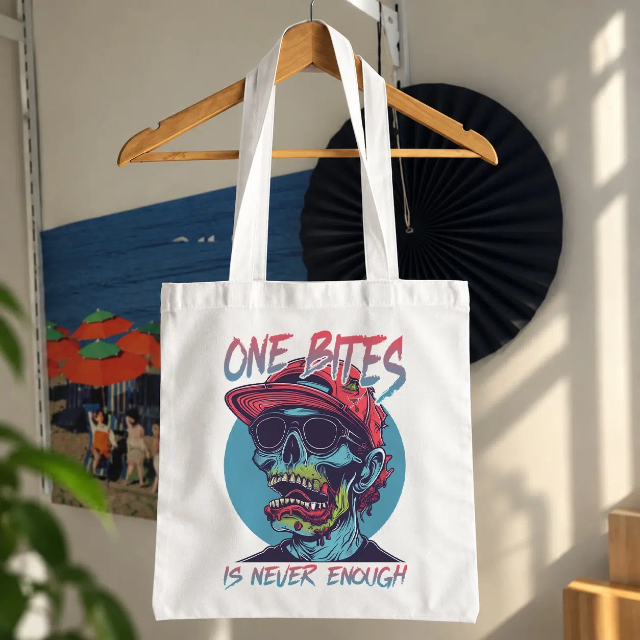 توت بگ جمجمه زامبی طرح One Bite Is Never Enough