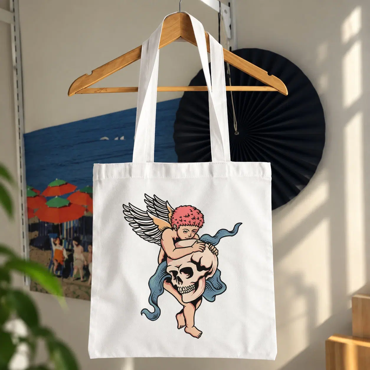 توت بگ فرشته و جمجمه طرح کوپید دارک (Cupid)