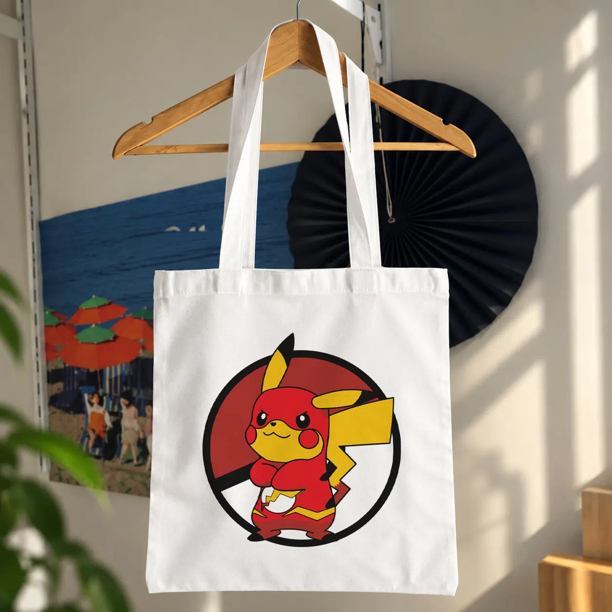 توت بگ پوکمون طرح پیکاچو ددپول (Deadpool Pikachu) کد 25635