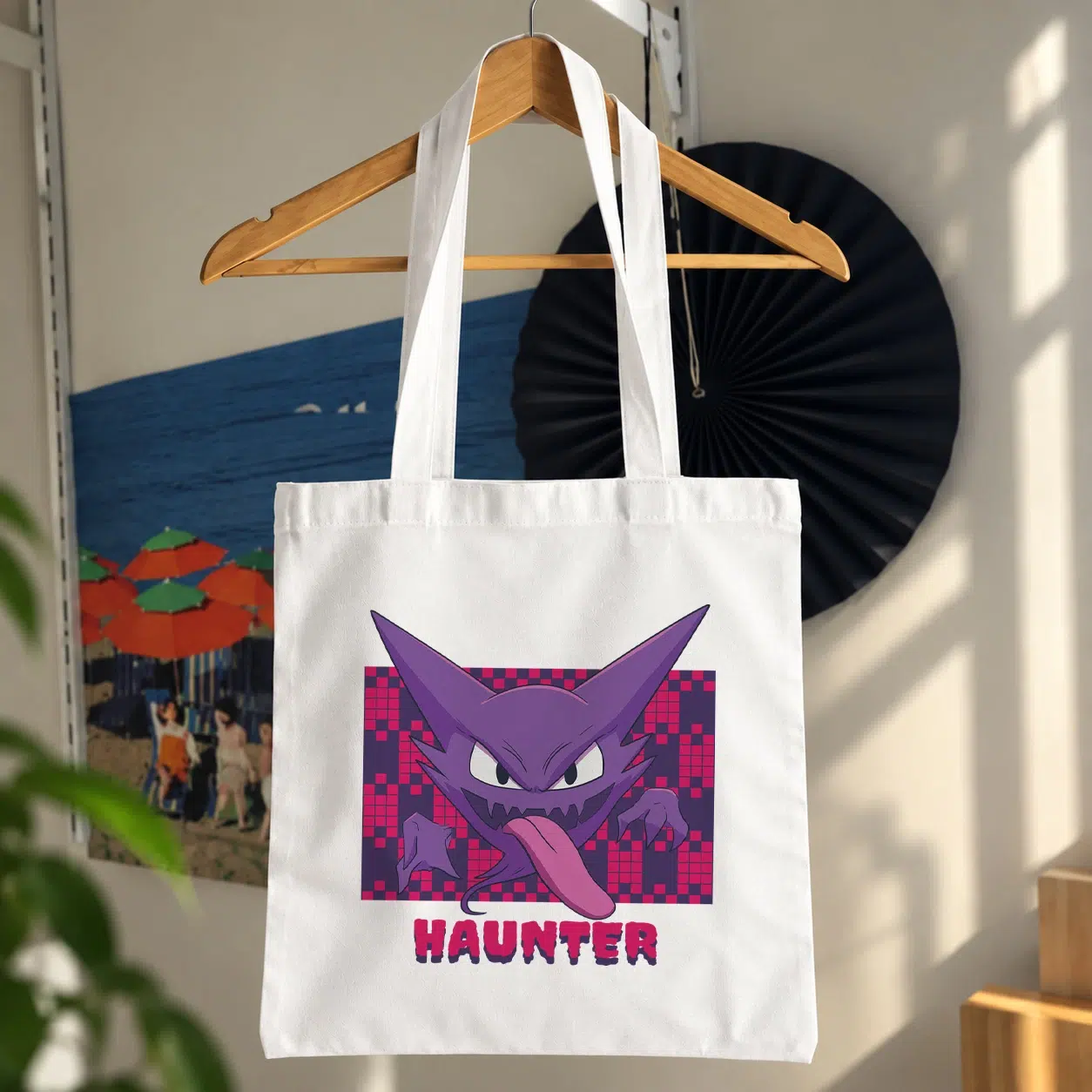 توت بگ پوکمون طرح هانتر و گنگار بنفش (Gengar)