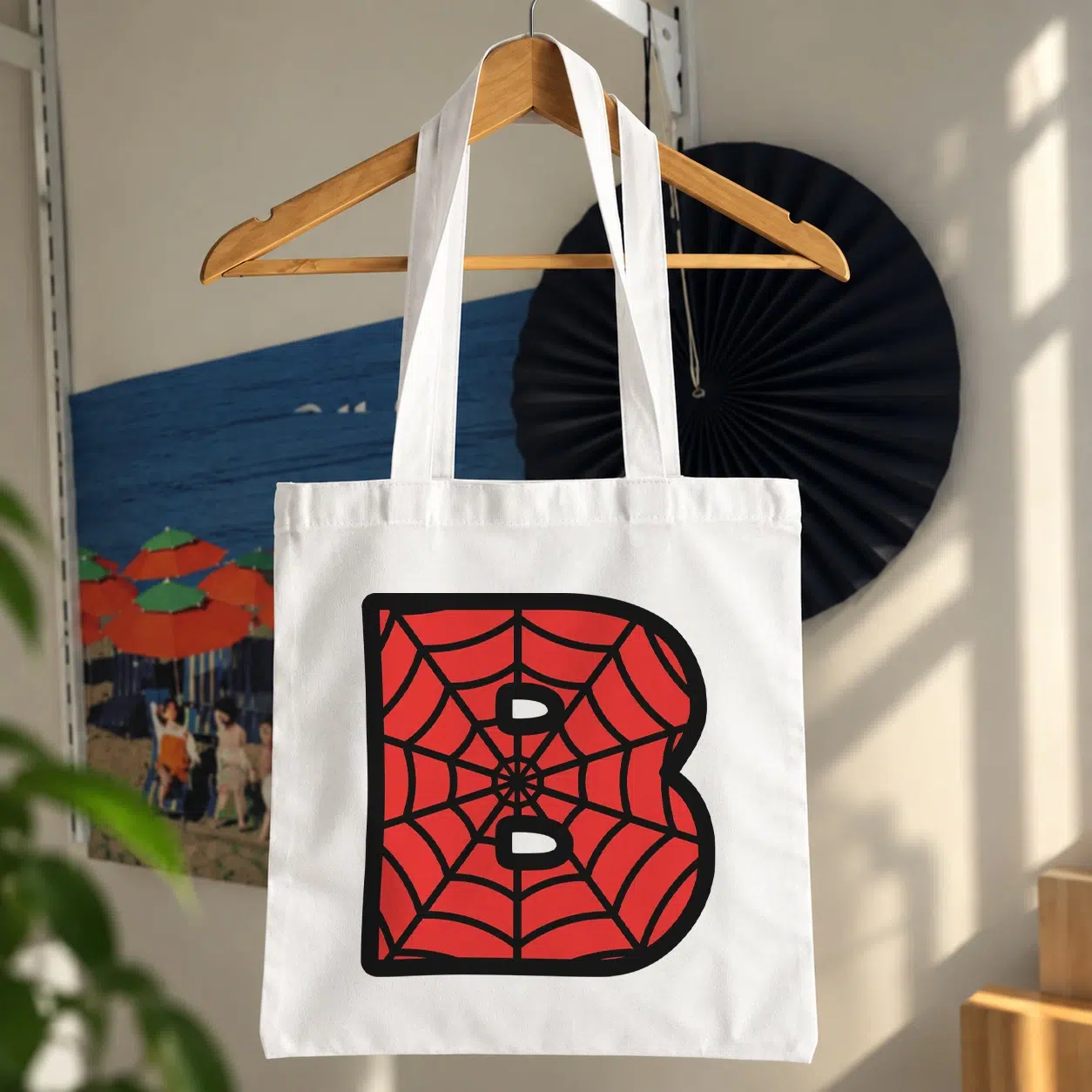 توت بگ مرد عنکبوتی طرح حرف B (Spider-Man Letter B)