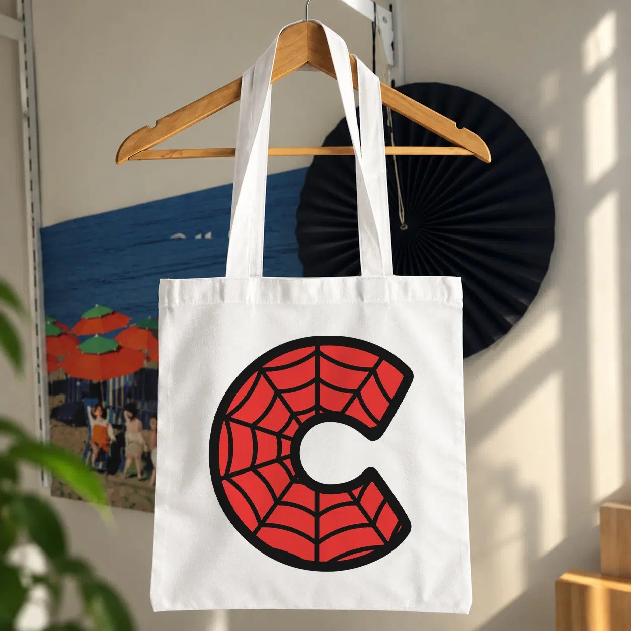 توت بگ مرد عنکبوتی طرح حرف C (Spider-Man Letter C)