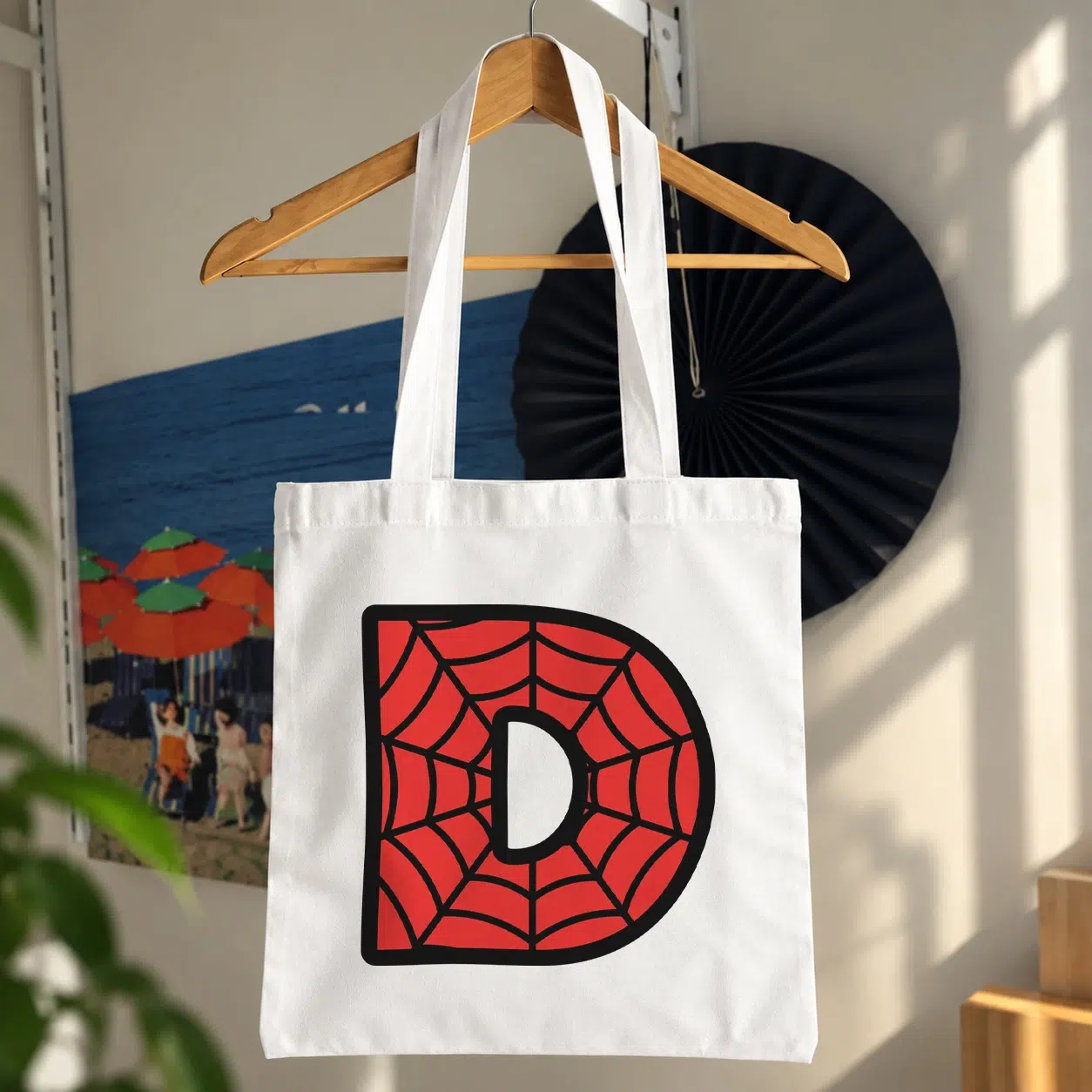 توت بگ مرد عنکبوتی طرح حرف D (Spider-Man Letter D)