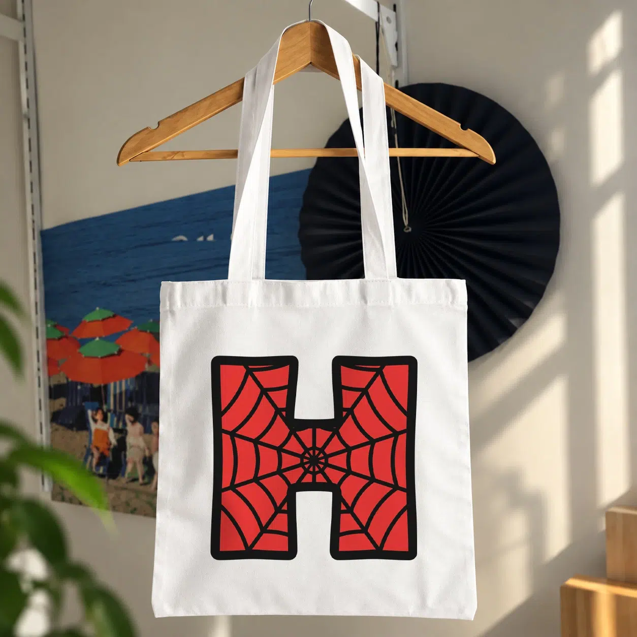 توت بگ مرد عنکبوتی طرح حرف H (Spider-Man Letter H)