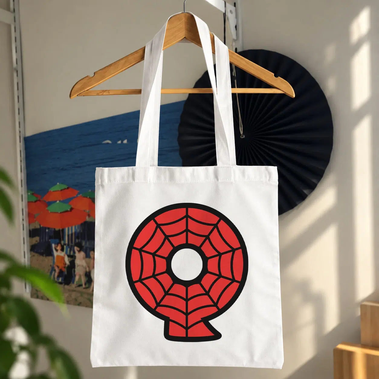 توت بگ مرد عنکبوتی طرح حرف Q (Spider-Man Letter Q)