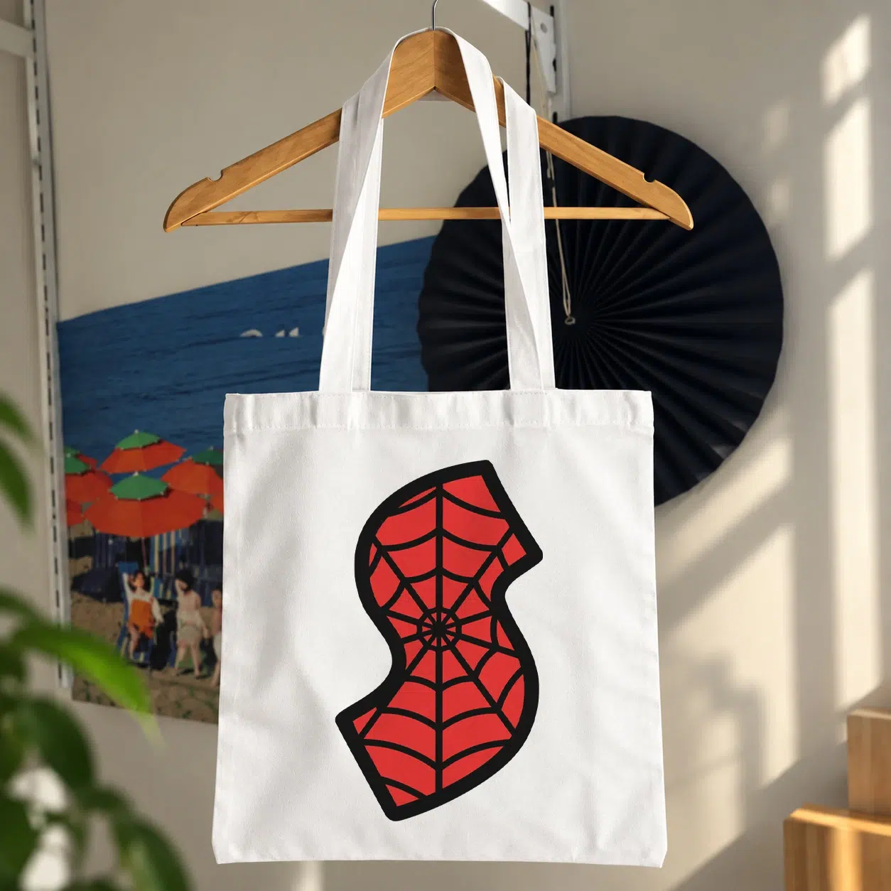 توت بگ مرد عنکبوتی طرح حرف S (Spider-Man Letter S)
