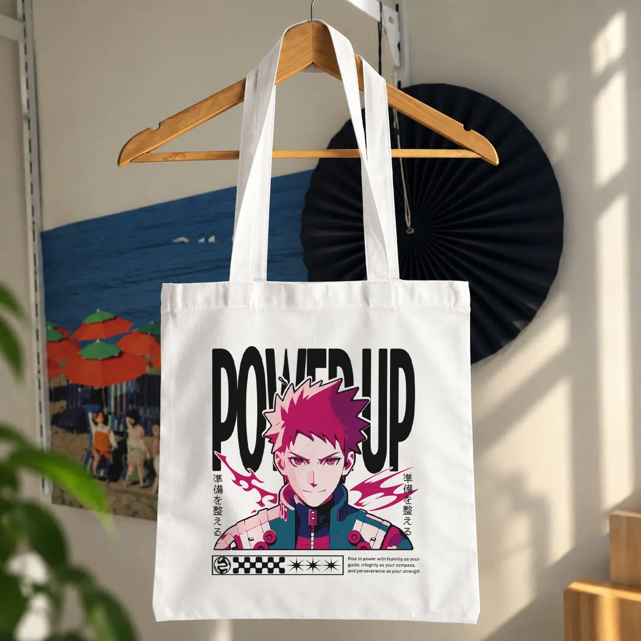 توت بگ انیمه طرح Power Up